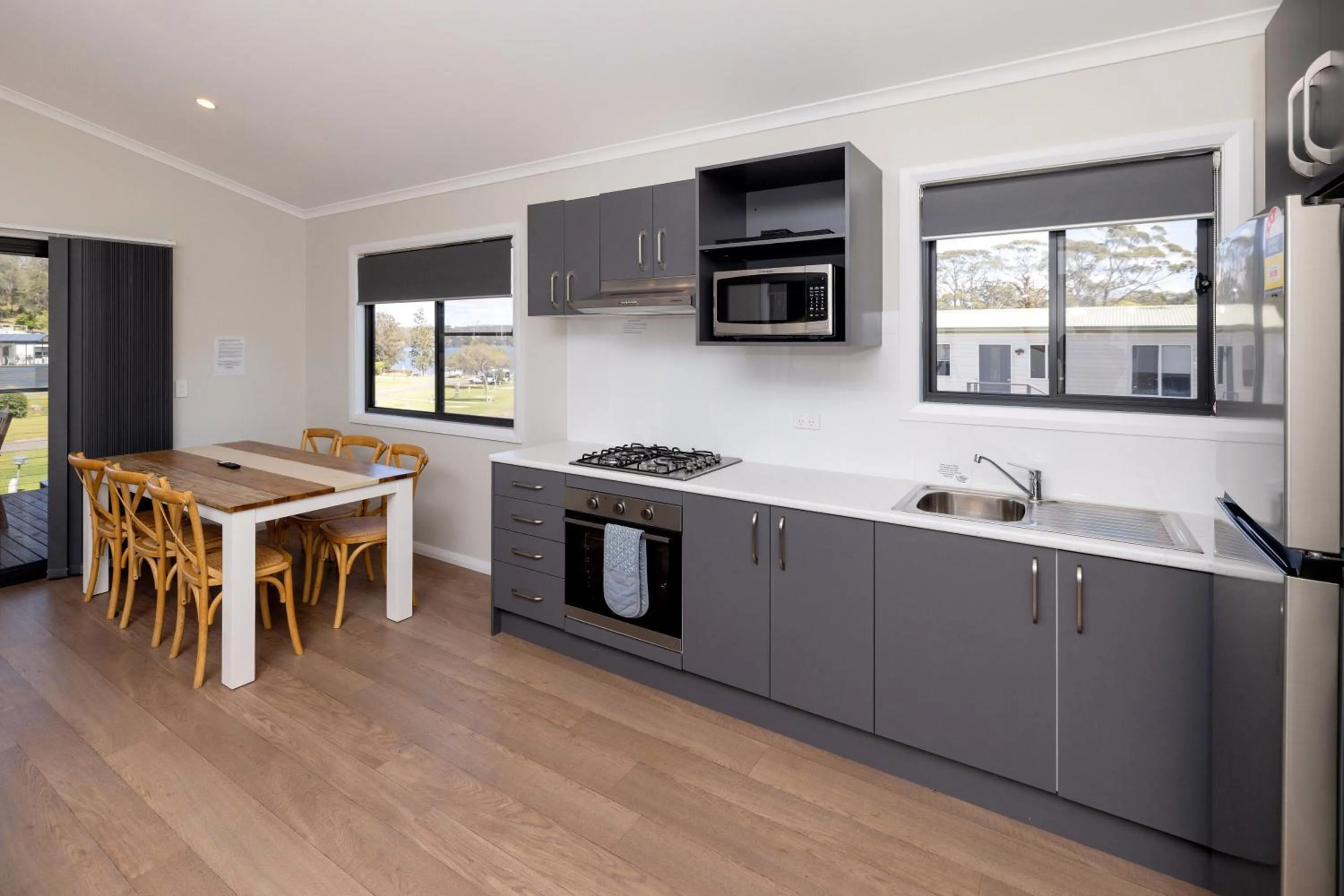 Kitchen or kitchenette in BIG4 Wallaga Lake Holiday Park