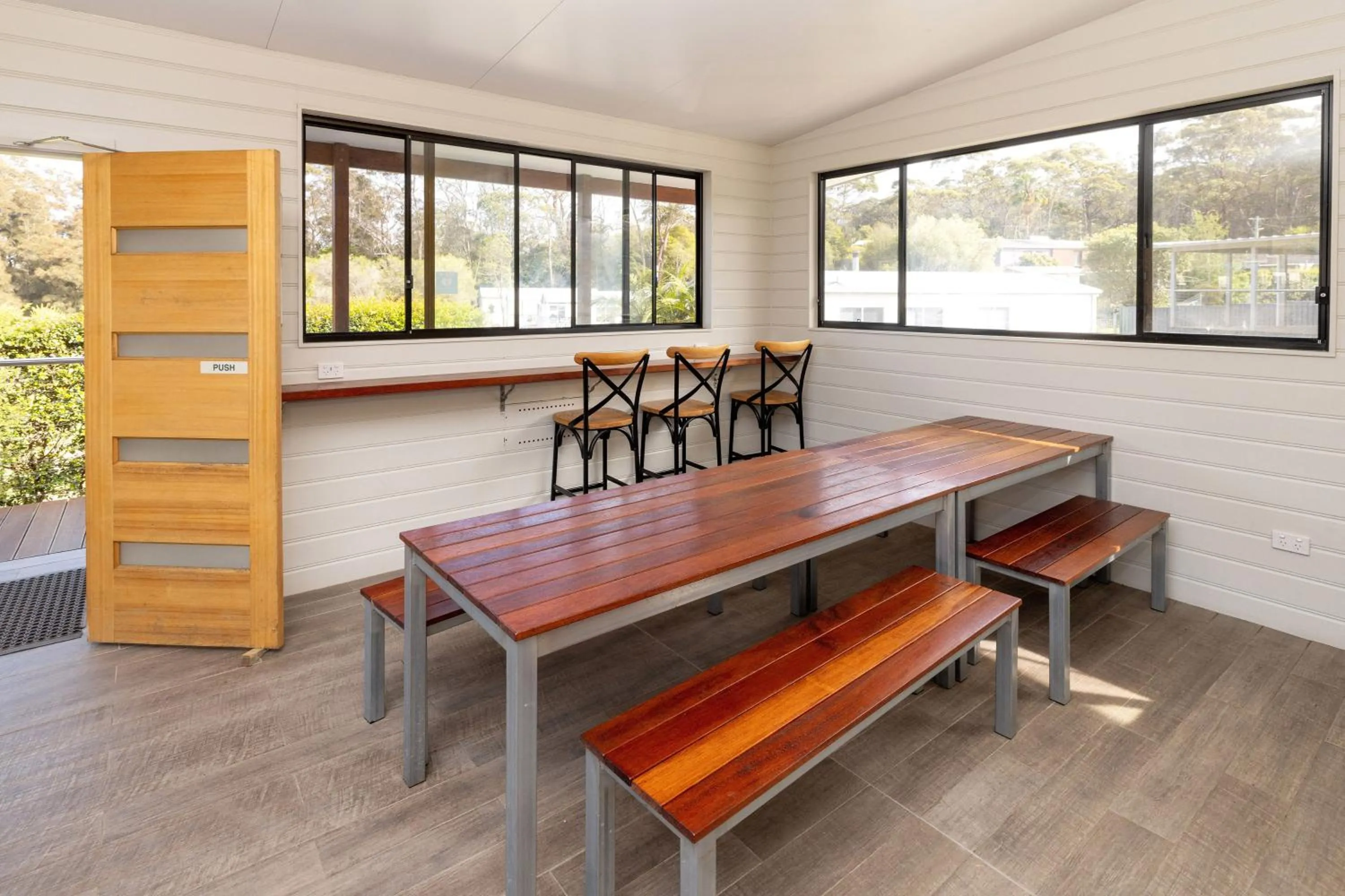 BBQ facilities in BIG4 Wallaga Lake Holiday Park