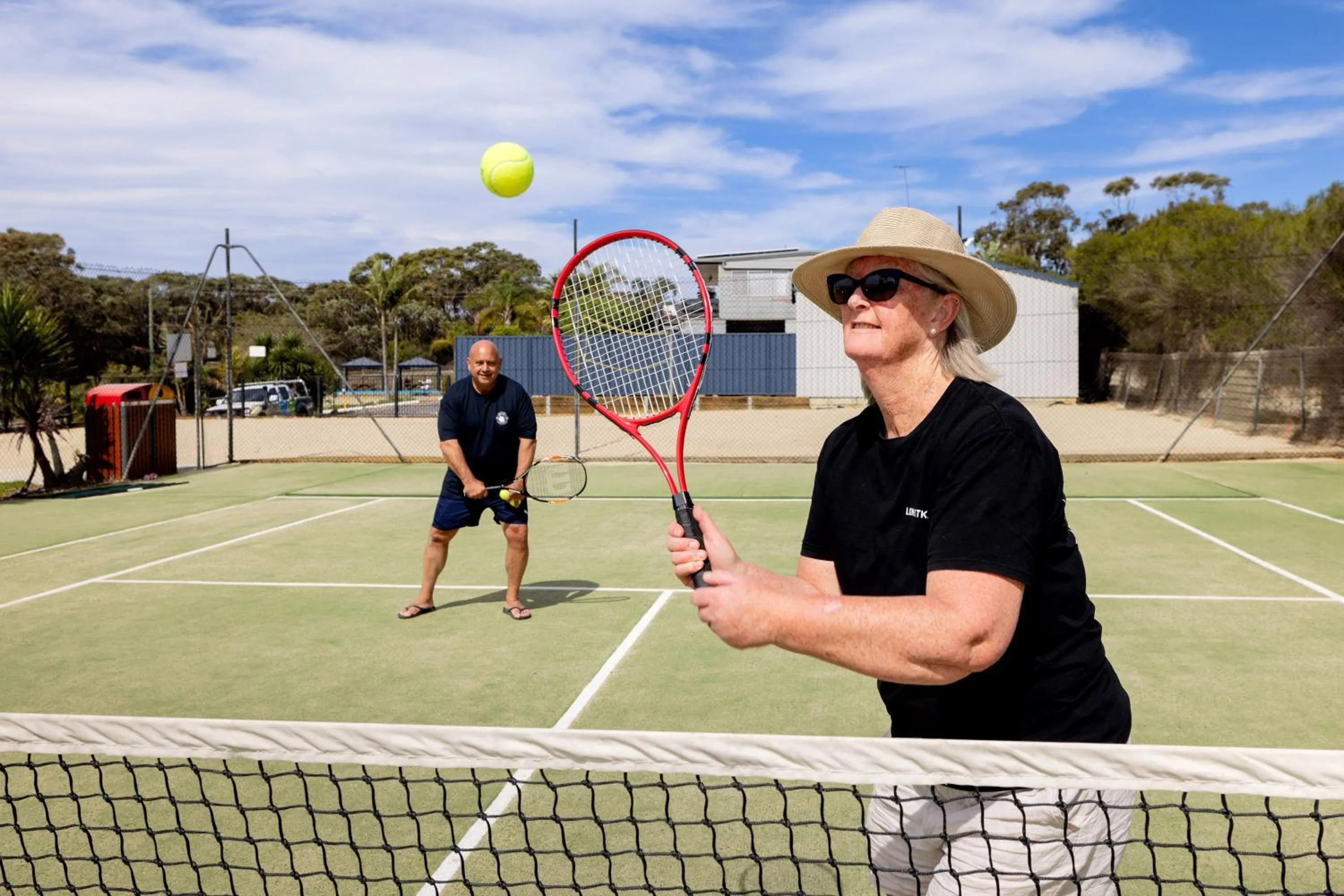 Tennis court in BIG4 Wallaga Lake Holiday Park