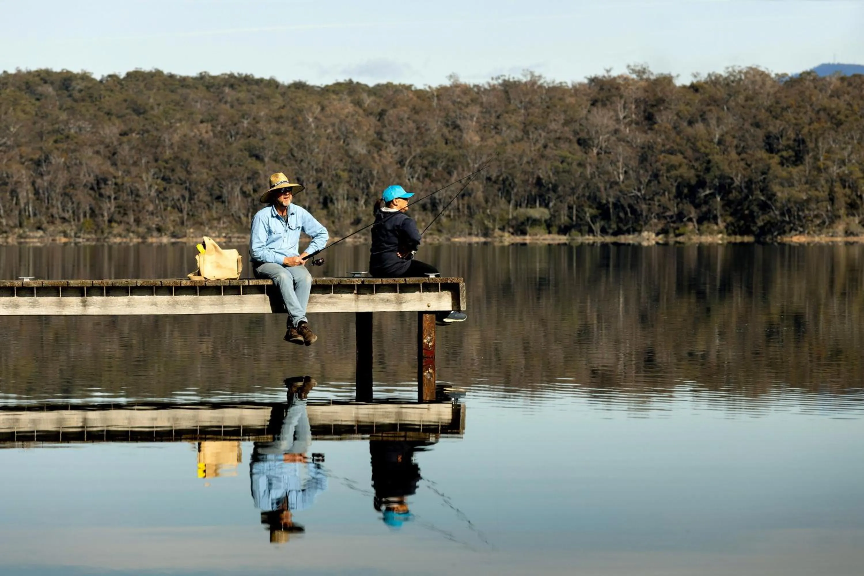 Fishing in BIG4 Wallaga Lake Holiday Park