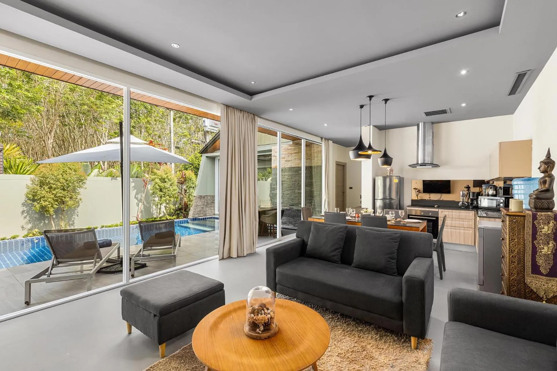 Kitchen or kitchenette in Villa Sunpao