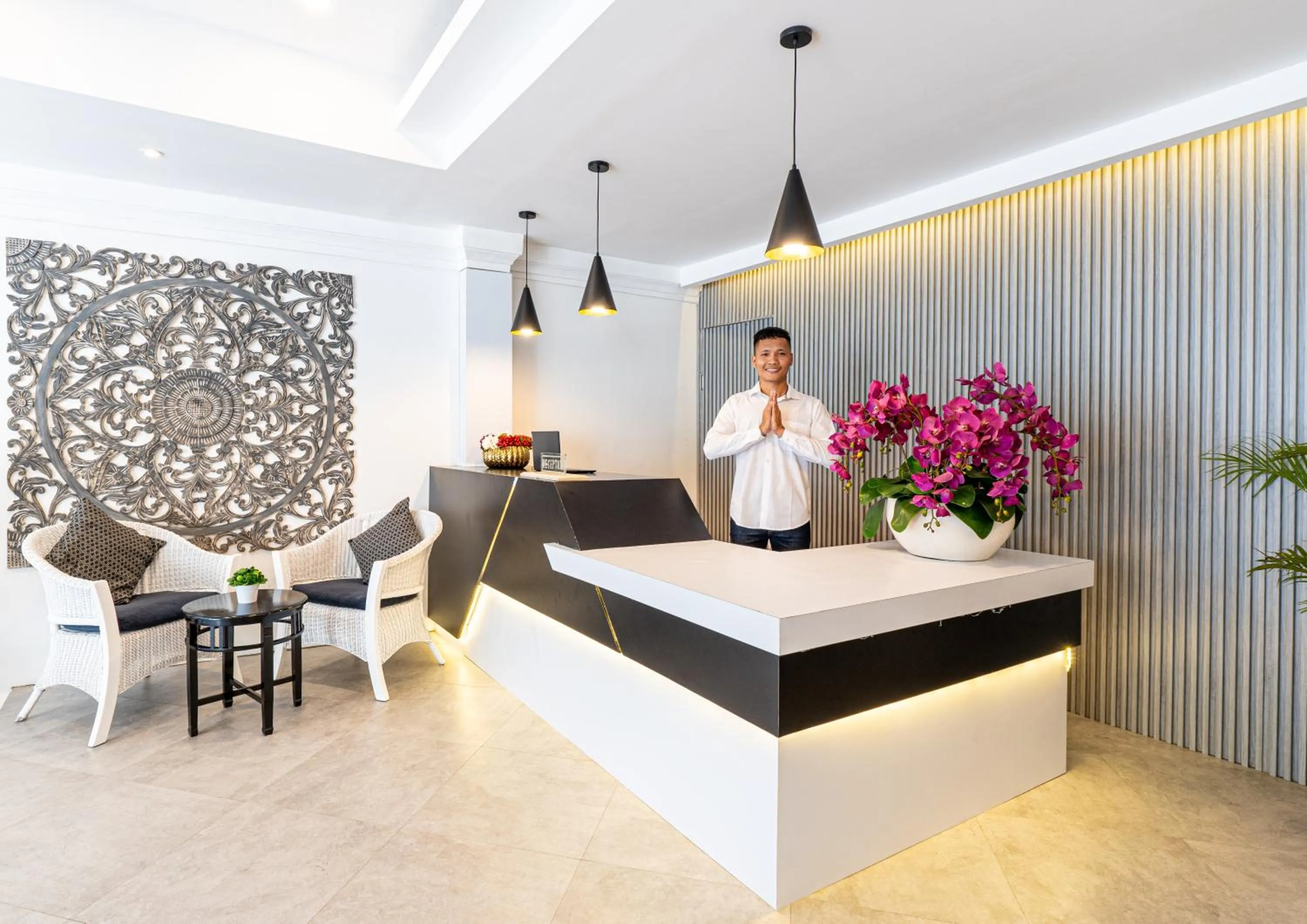 Lobby or reception in Casa Wina Kuta Managed by ARM Hospitality