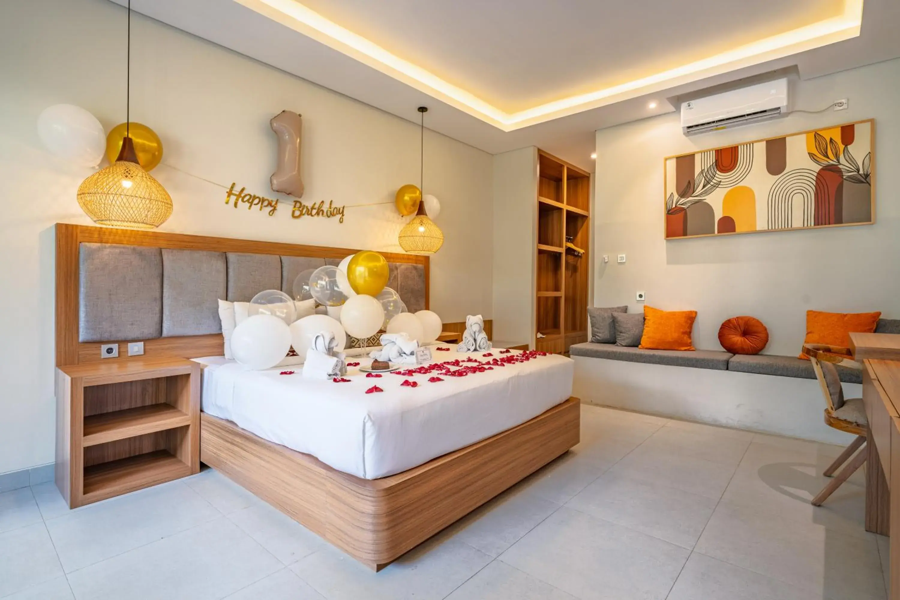 Bed in Casa Wina Kuta by The Wina Resorts Bed in Casa Wina Kuta by The Wina Resorts