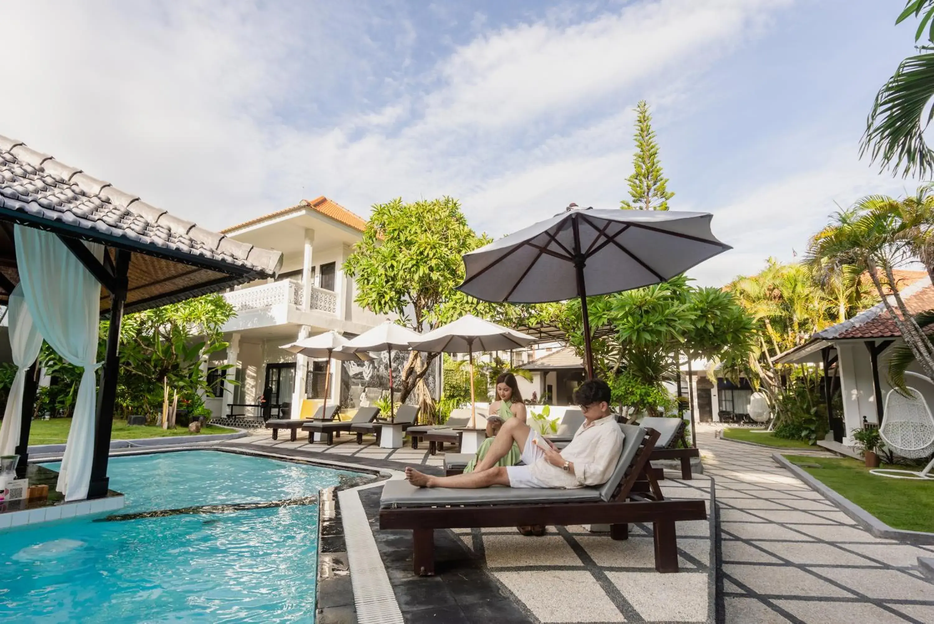 Swimming pool in Casa Wina Kuta Managed by ARM Hospitality Swimming pool in Casa Wina Kuta Managed by ARM Hospitality
