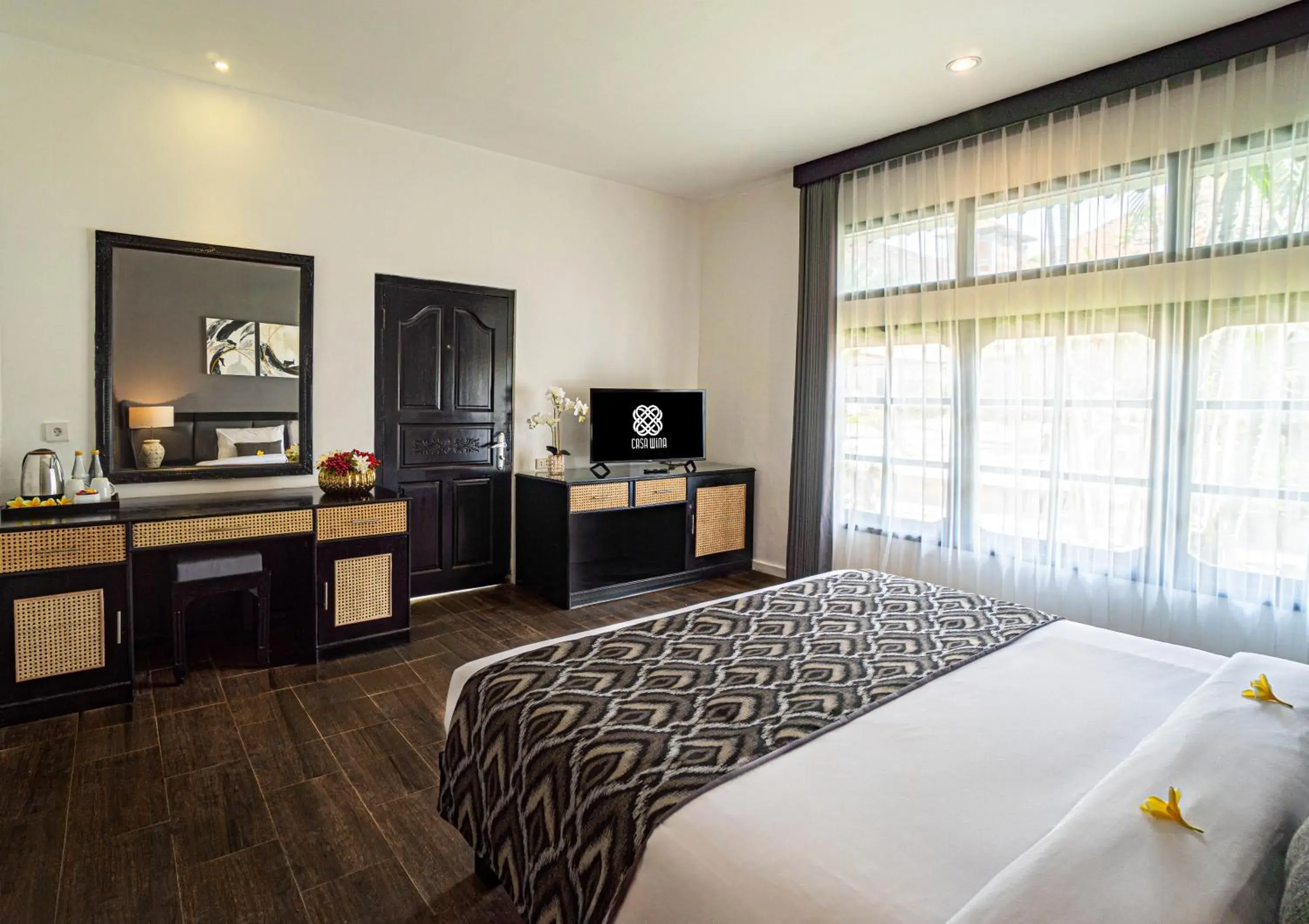 Bedroom, Bed in Casa Wina Kuta Managed by ARM Hospitality Bedroom, Bed in Casa Wina Kuta Managed by ARM Hospitality