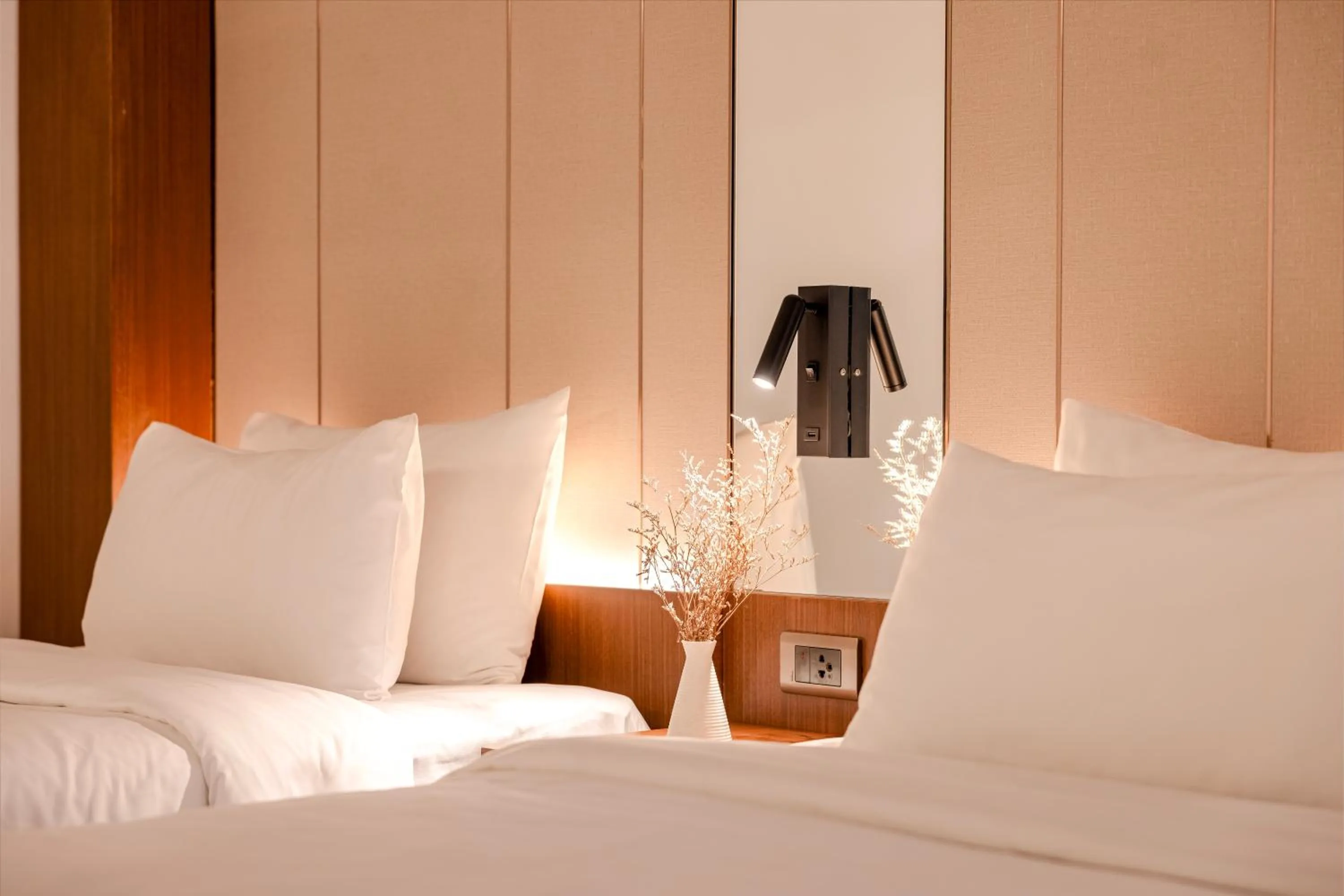 Bed in Riverside Hotel