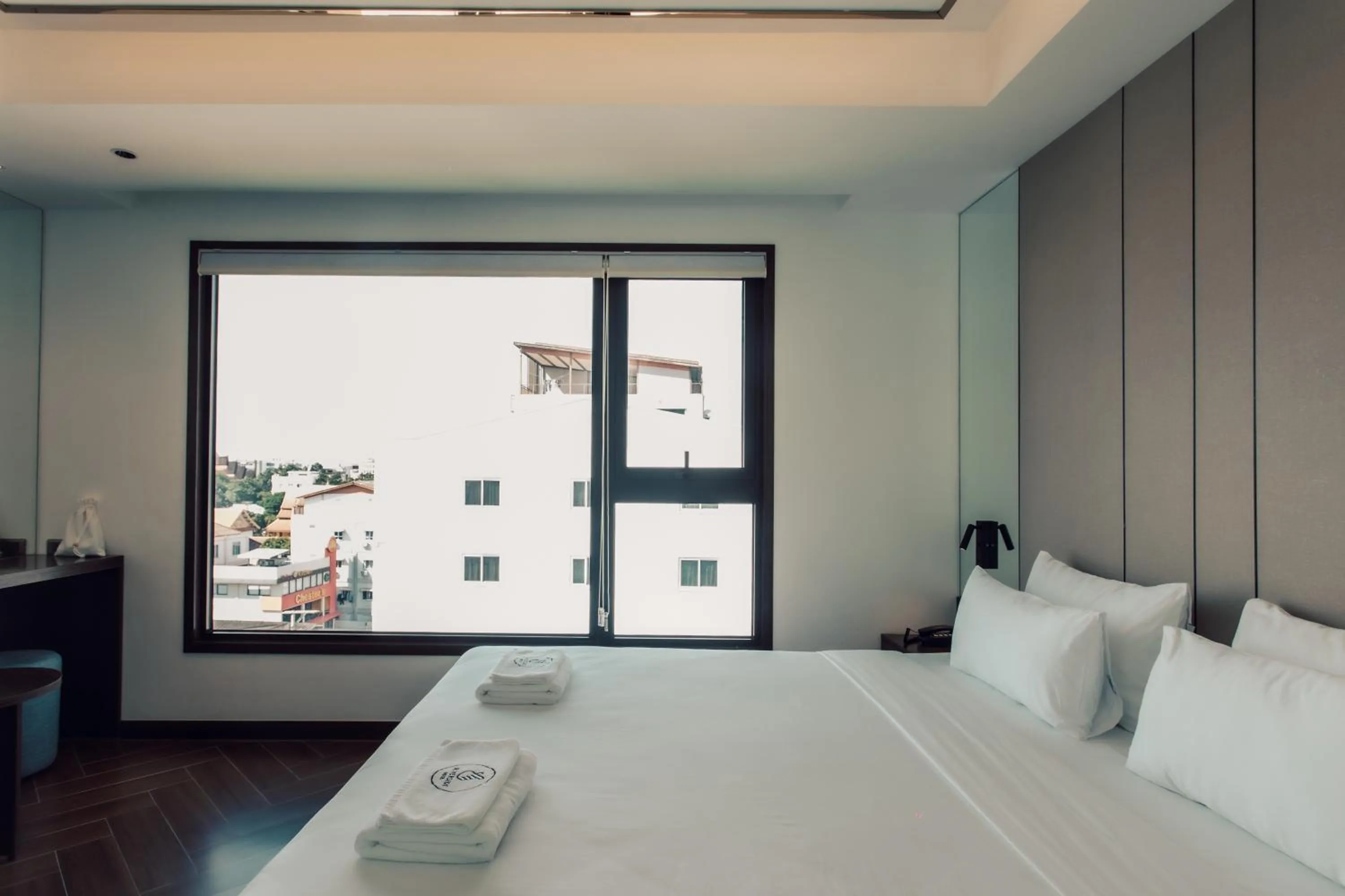 Bed in Riverside Hotel