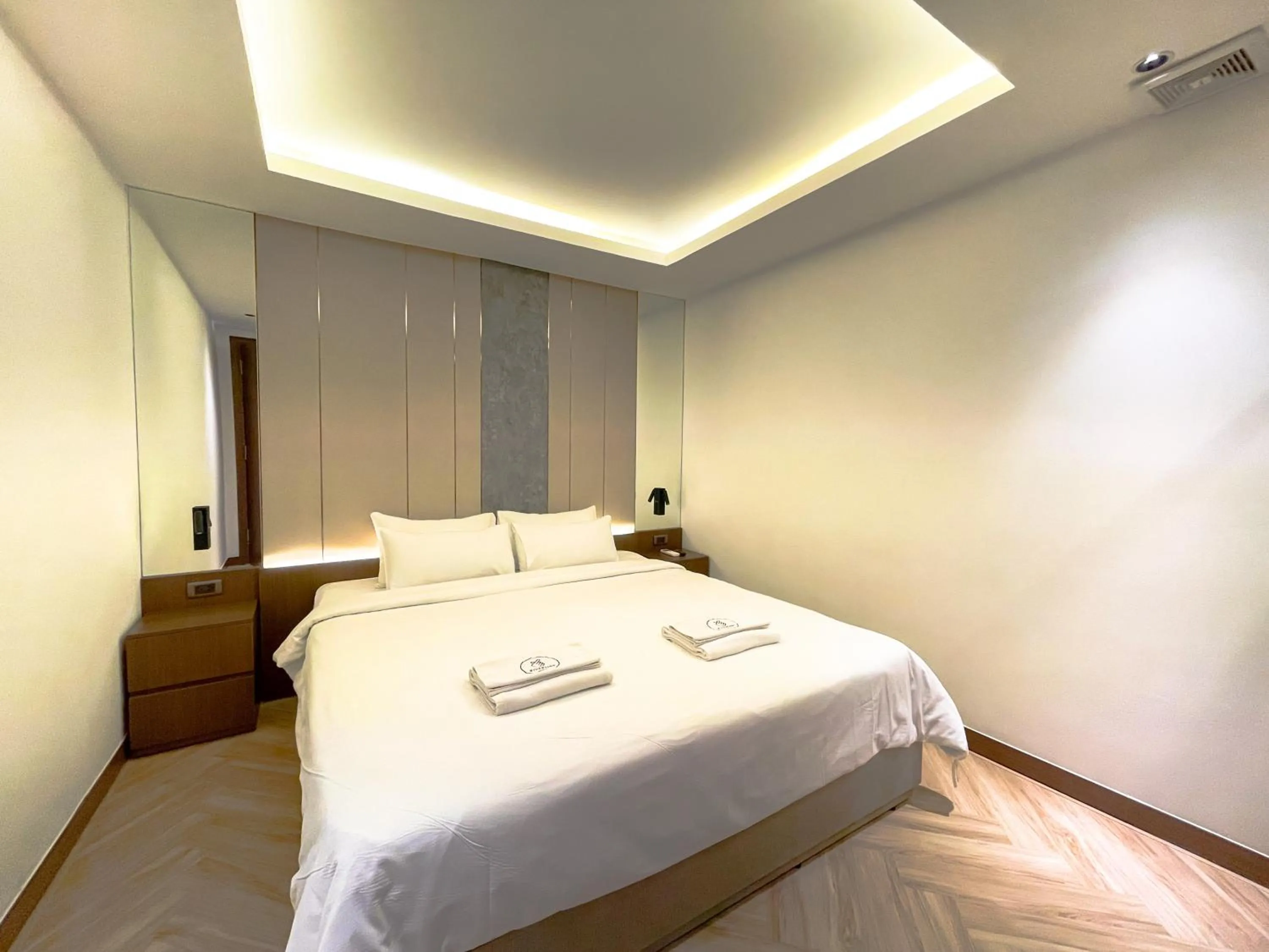 Bed in Riverside Hotel