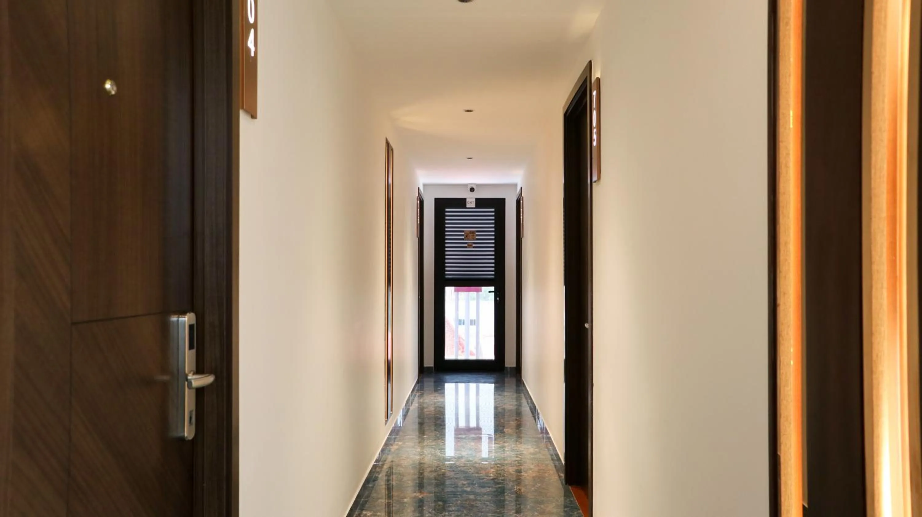 Property building in Riverside Hotel