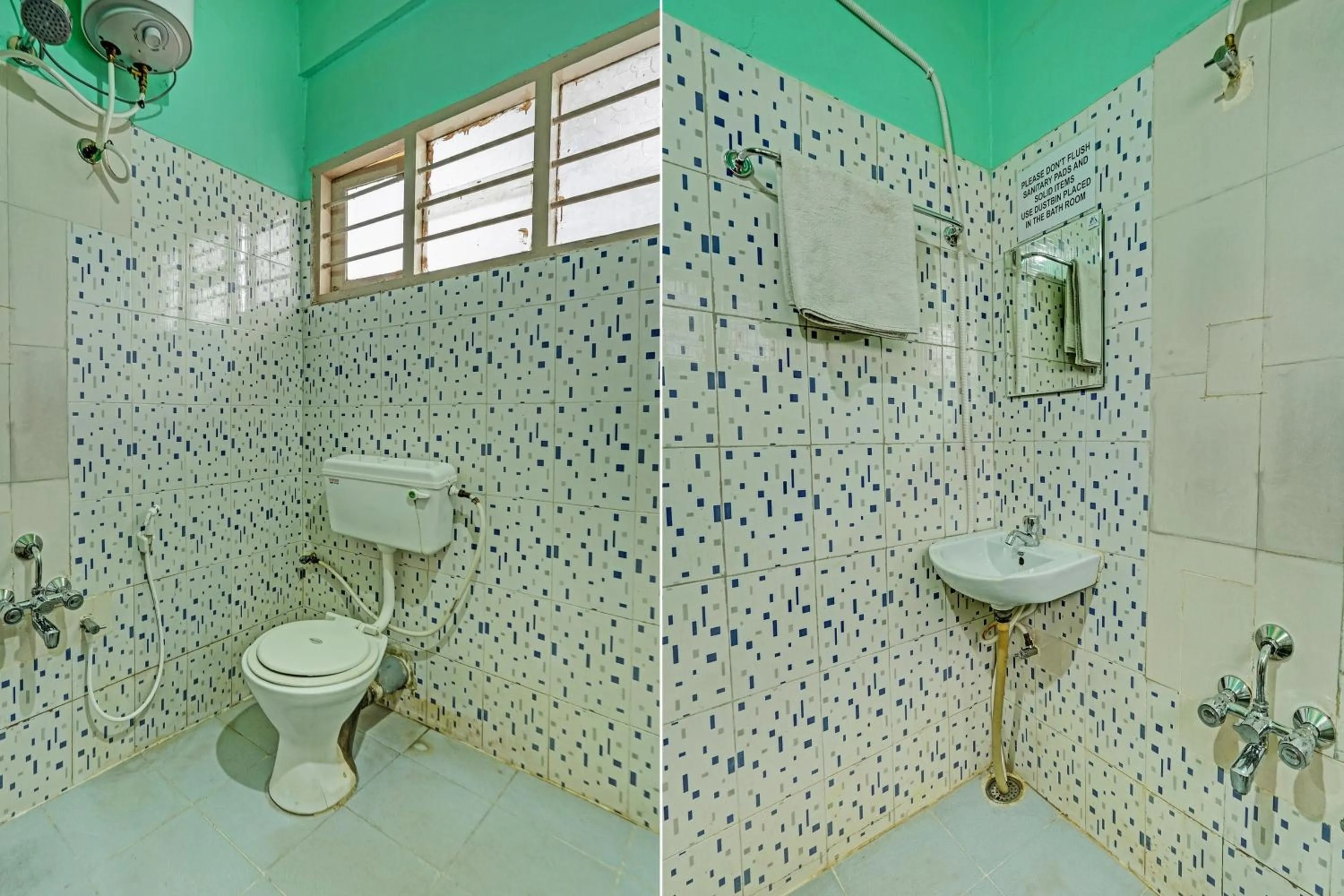 Bathroom in Super Collection O Druvi Corporate Hotel