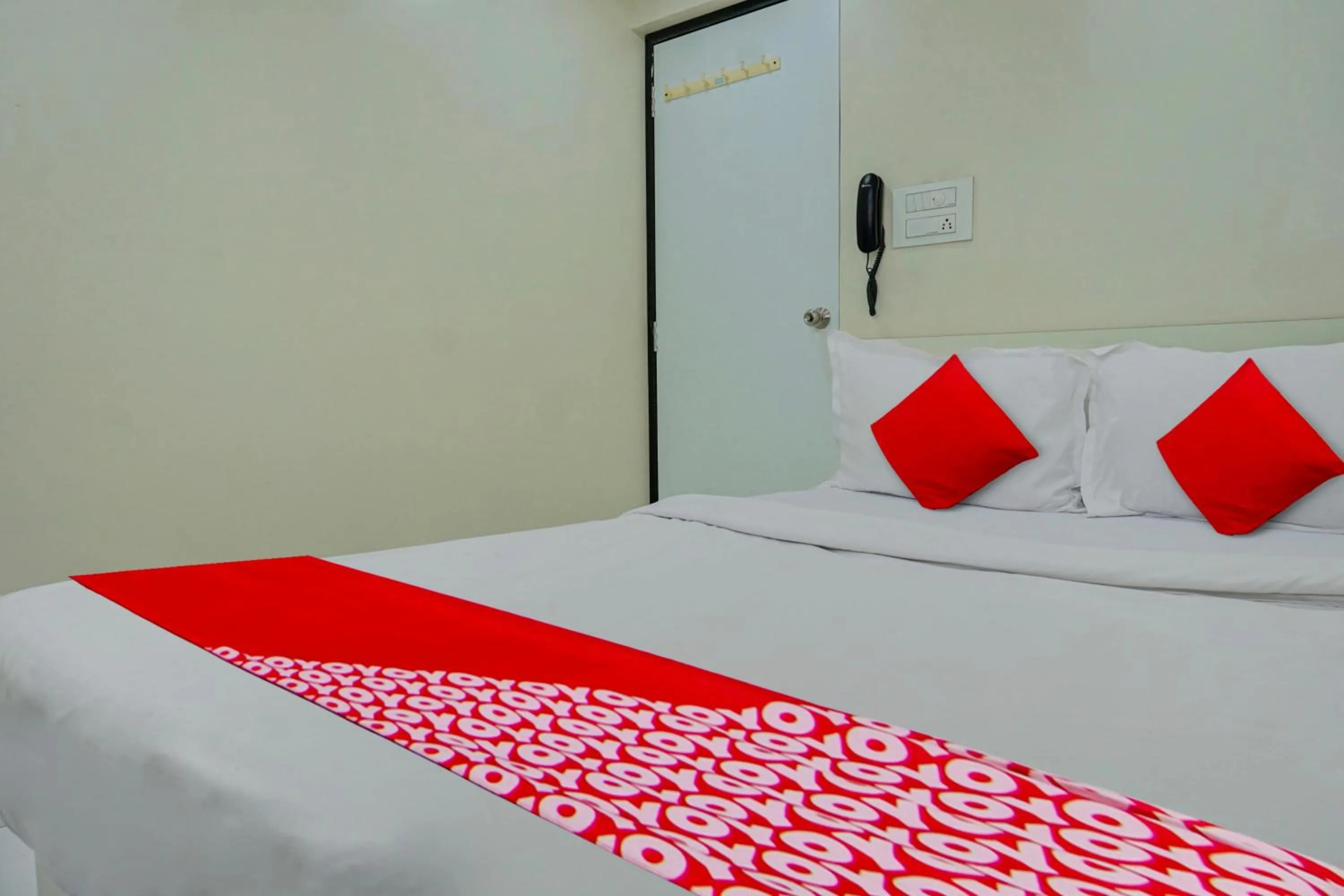 Bedroom, Bed in Hotel O Happy Homely Stay