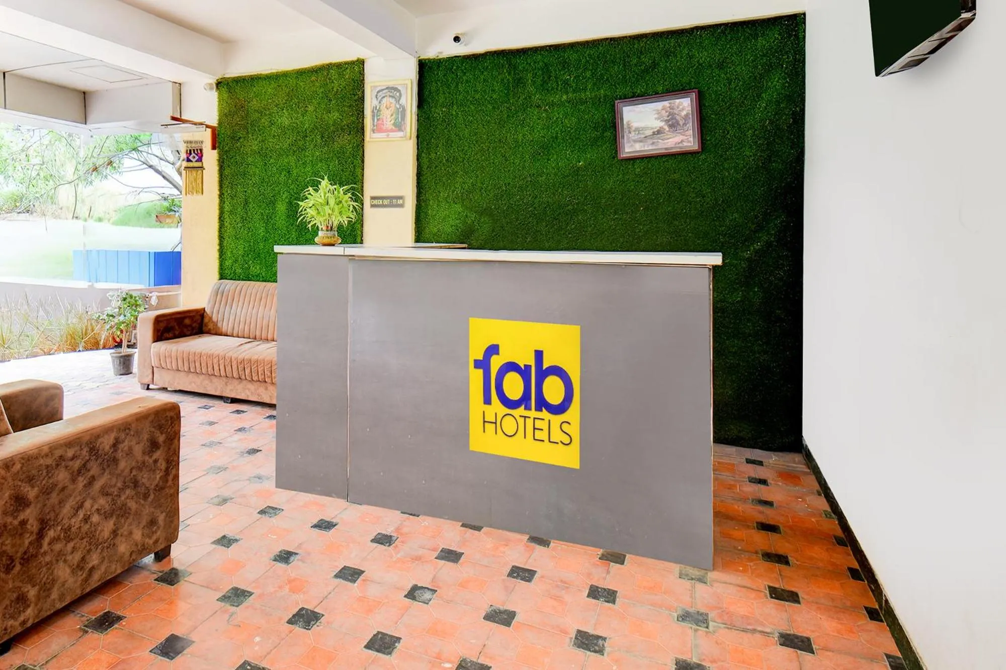 Lobby or reception, Bed in Via Sahil Residency