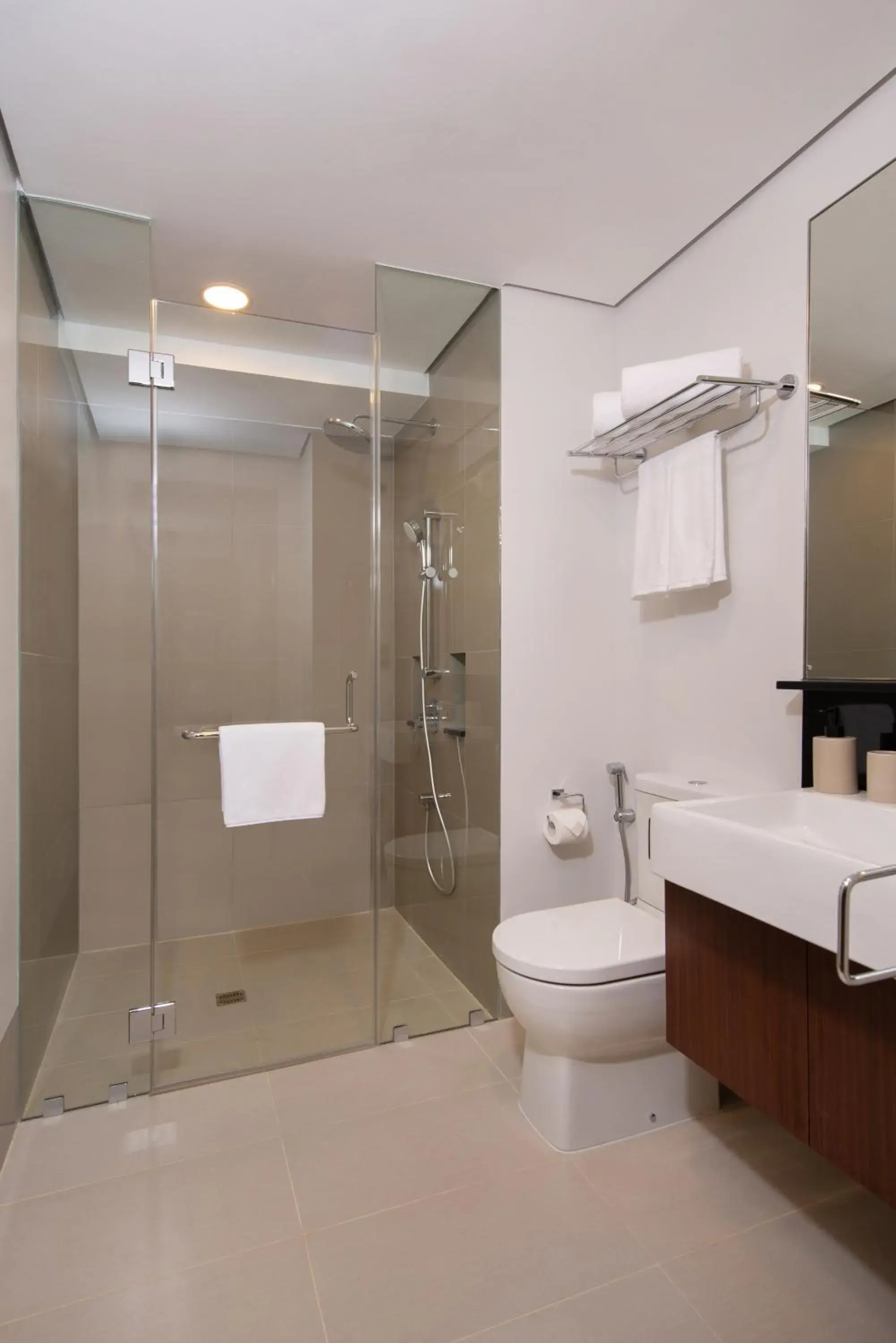 Bathroom in Citadines Benavidez Makati Bathroom in Citadines Benavidez Makati