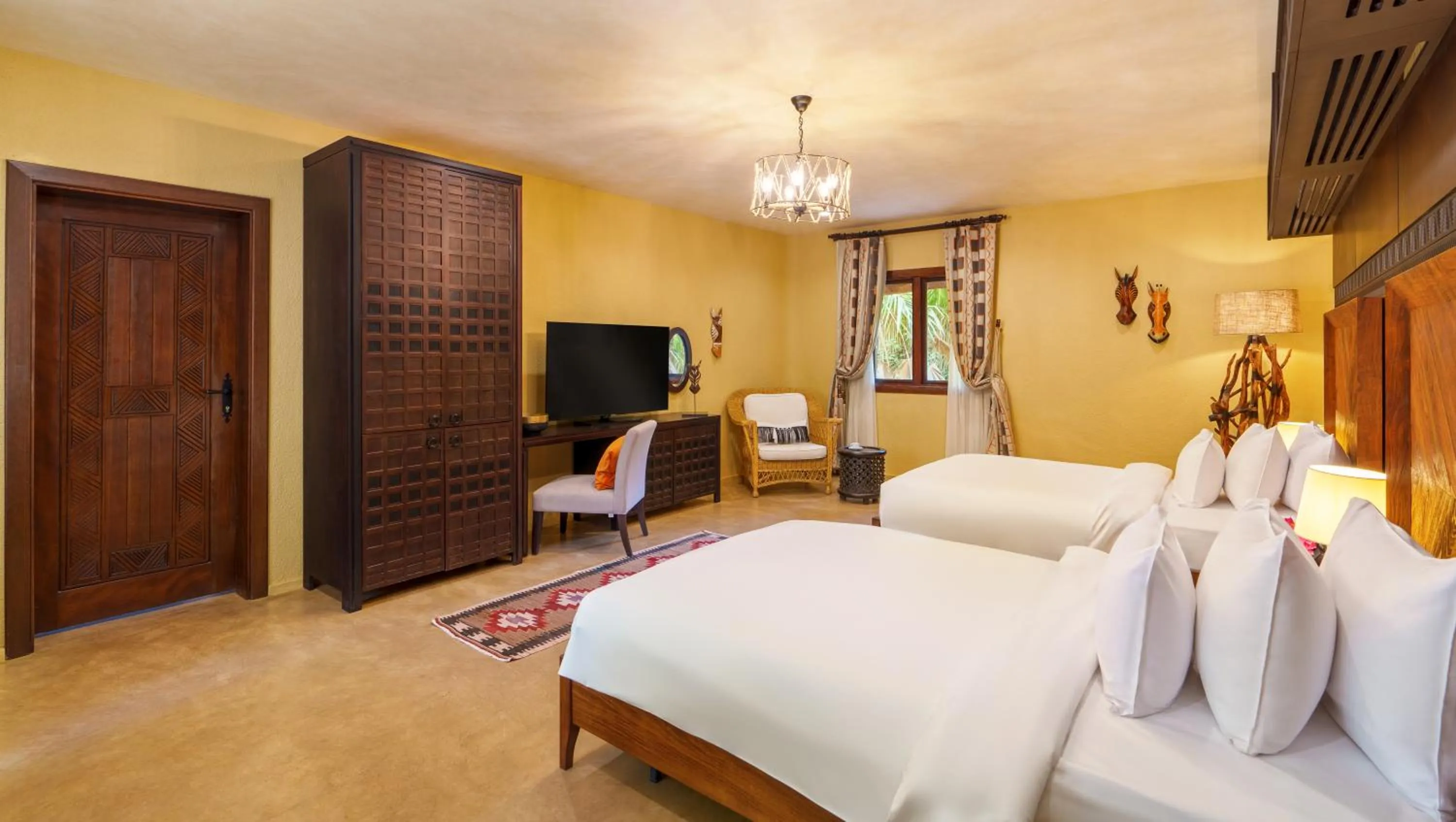 Bedroom, Bed in Nofa Riyadh, A Radisson Collection Resort