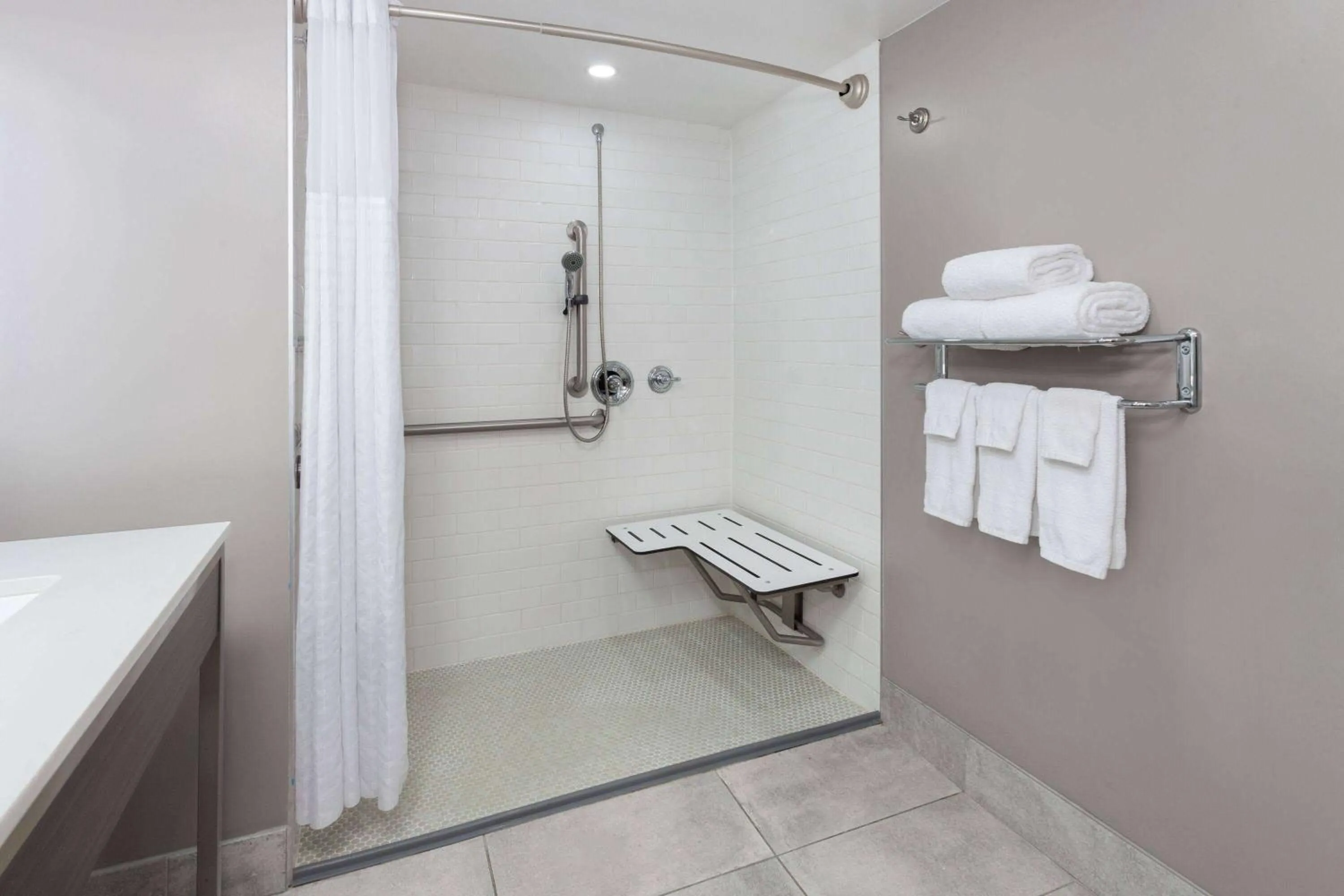 Shower in Super 8 by Wyndham Baltimore Northwest