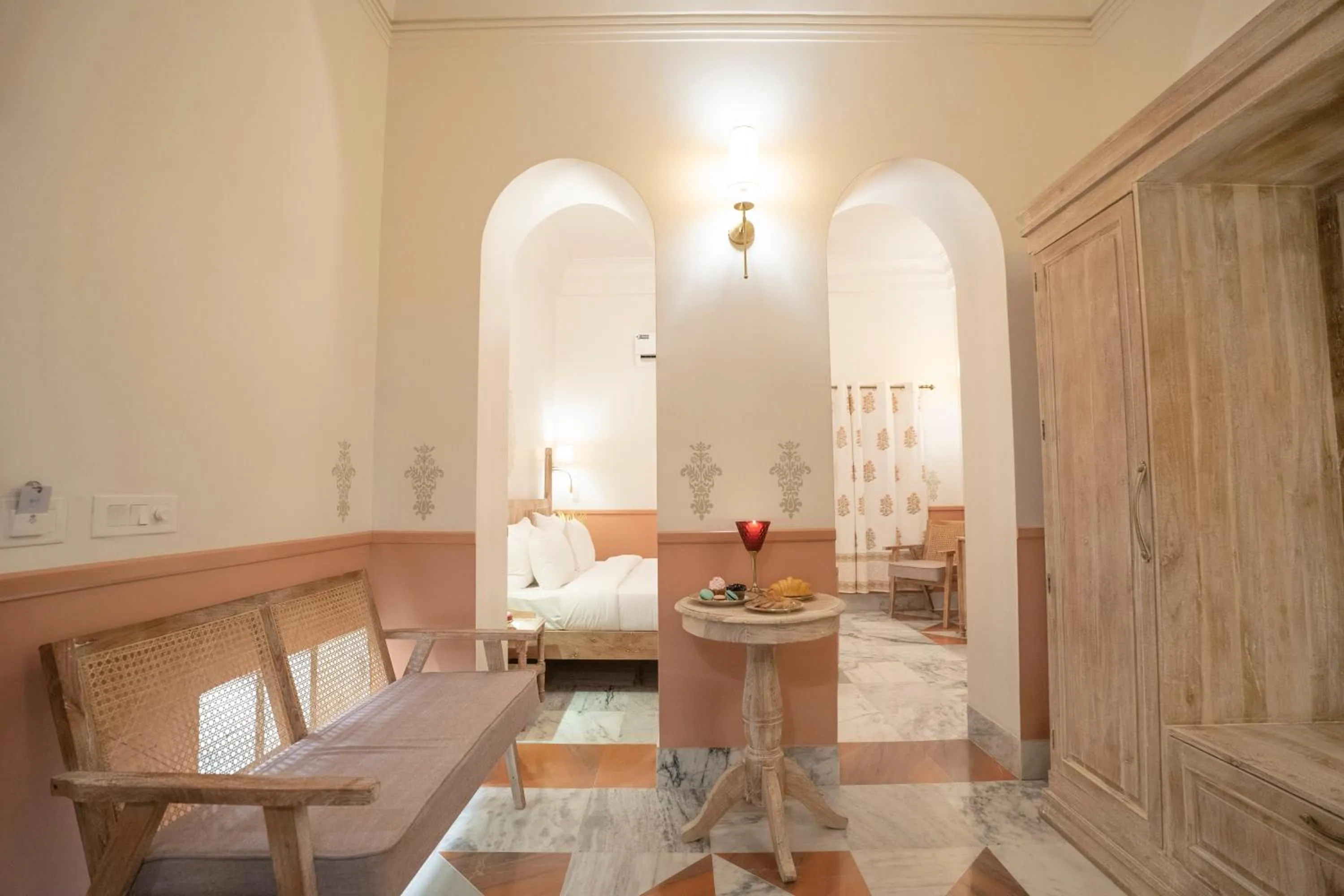 Seating area in Dev Mahal - A Boutique Heritage Hotel