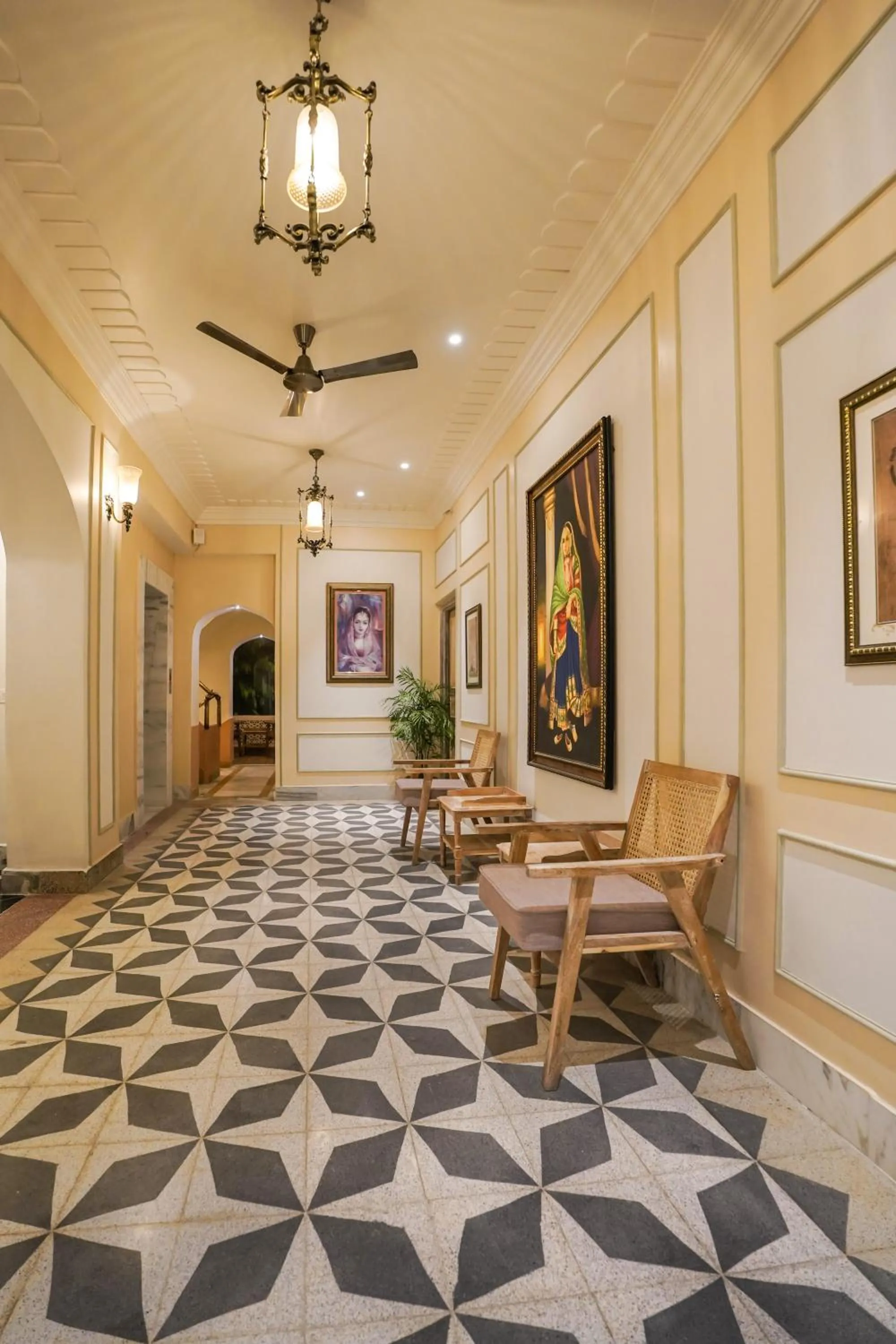 Lobby or reception in Dev Mahal - A Boutique Heritage Hotel