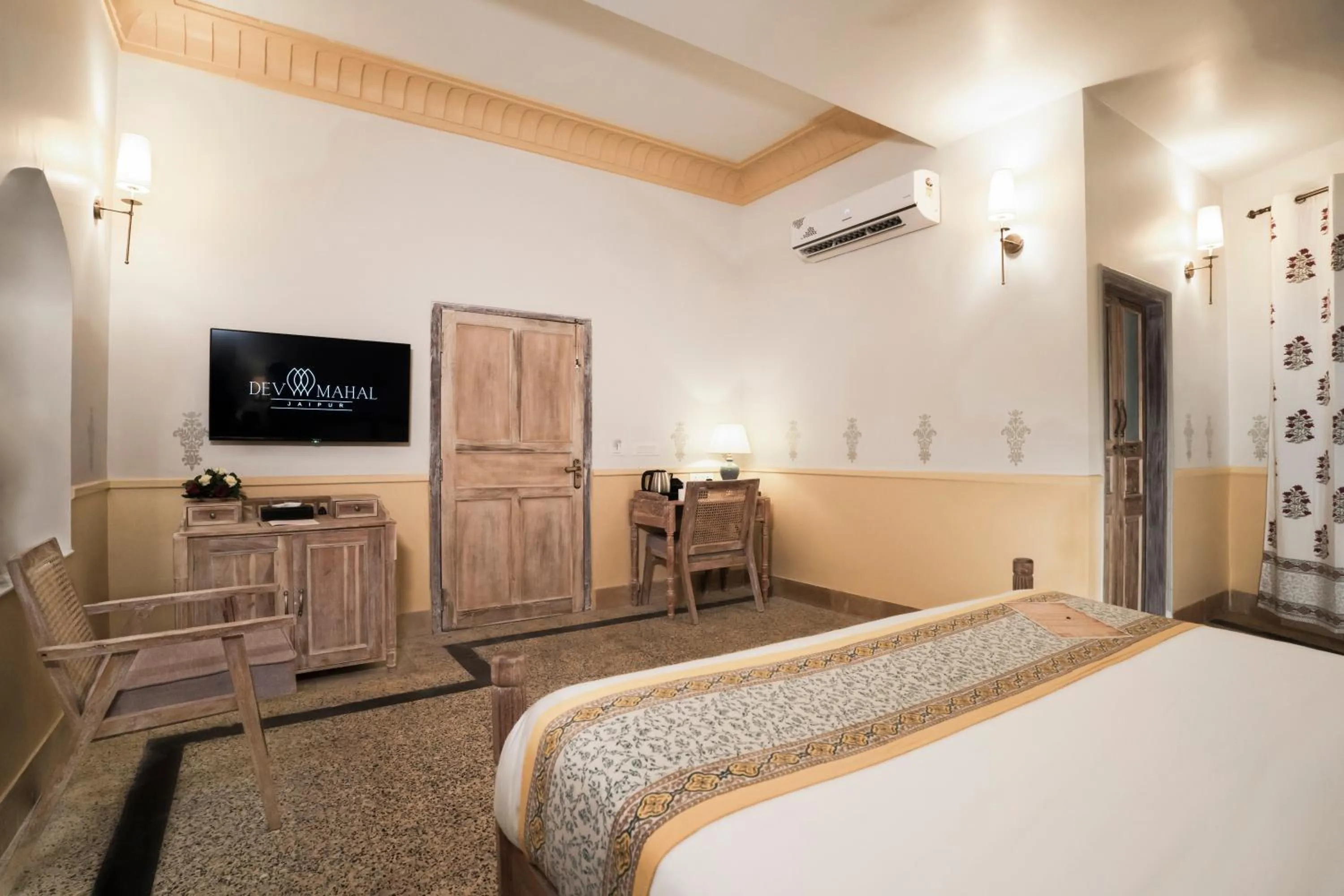 Bed in Dev Mahal - A Boutique Heritage Hotel