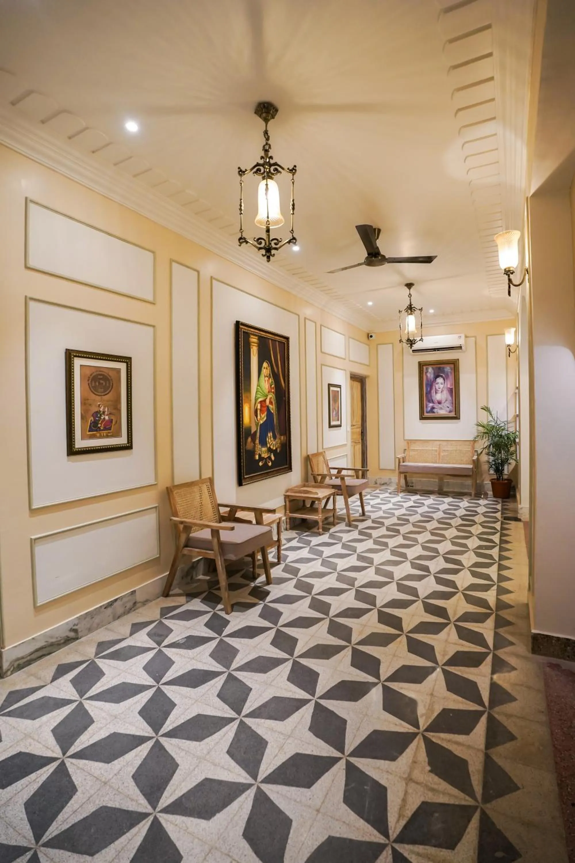 Lobby or reception in Dev Mahal - A Boutique Heritage Hotel