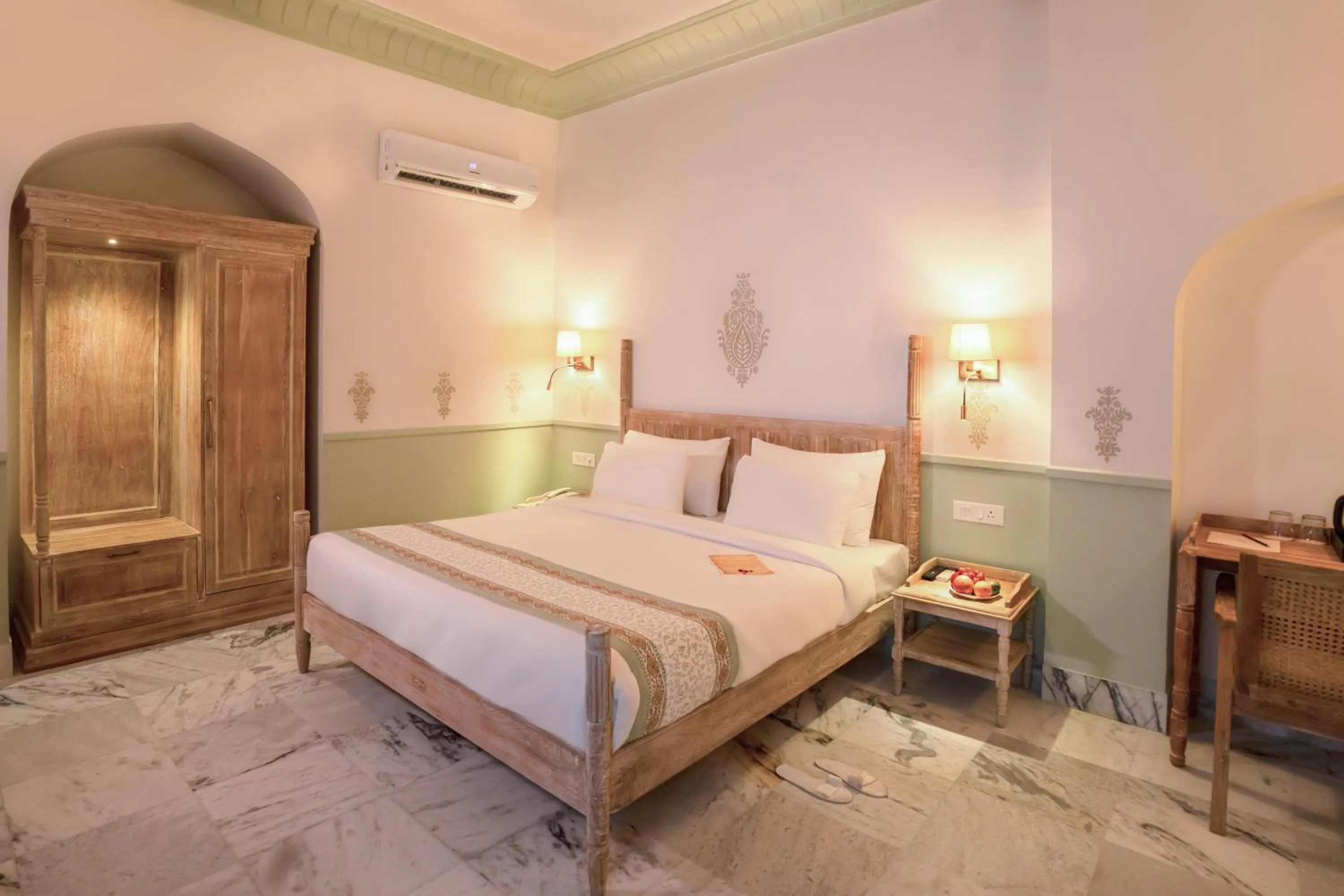 Photo of the whole room, Bed in Dev Mahal - A Boutique Heritage Hotel