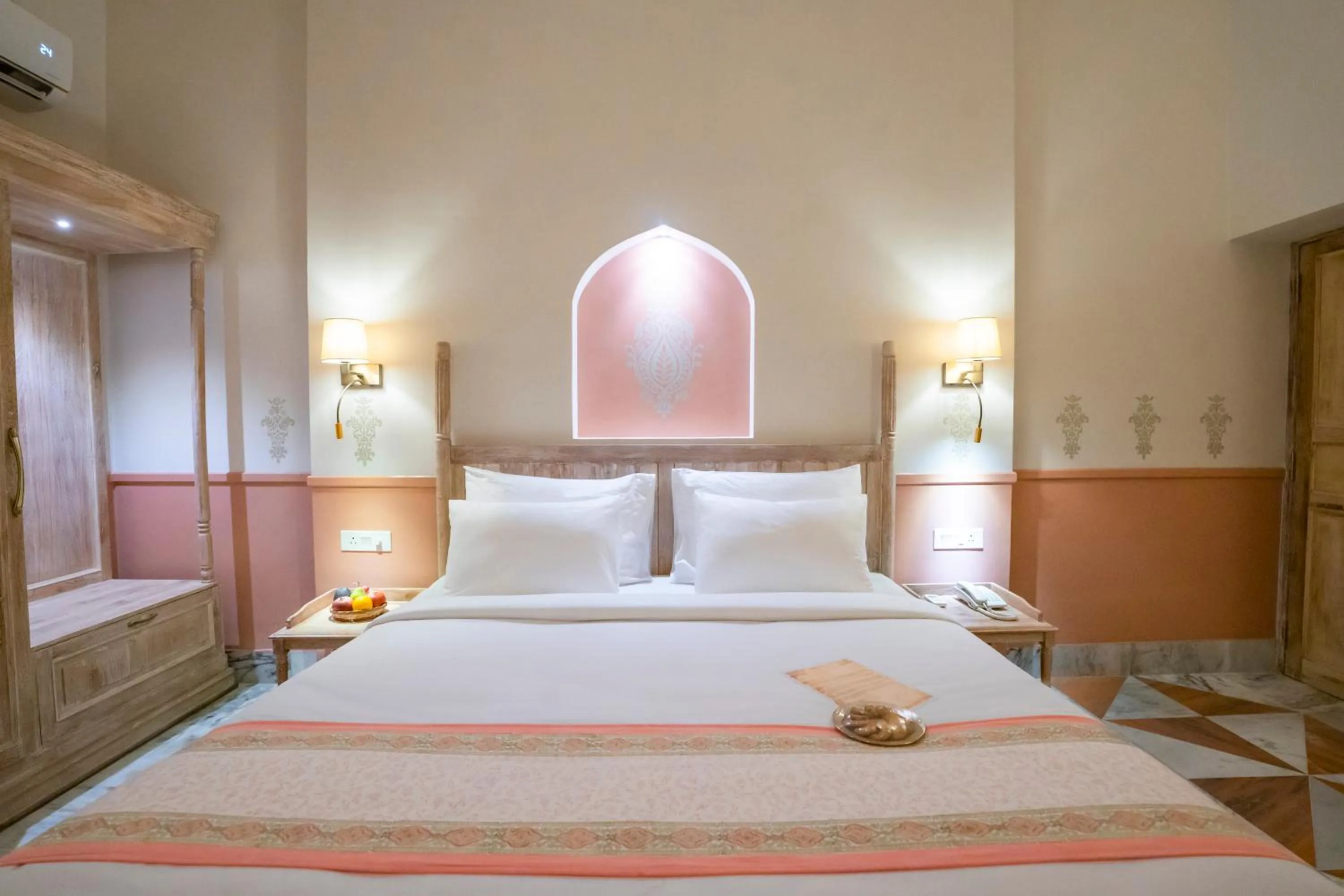 Photo of the whole room, Bed in Dev Mahal - A Boutique Heritage Hotel