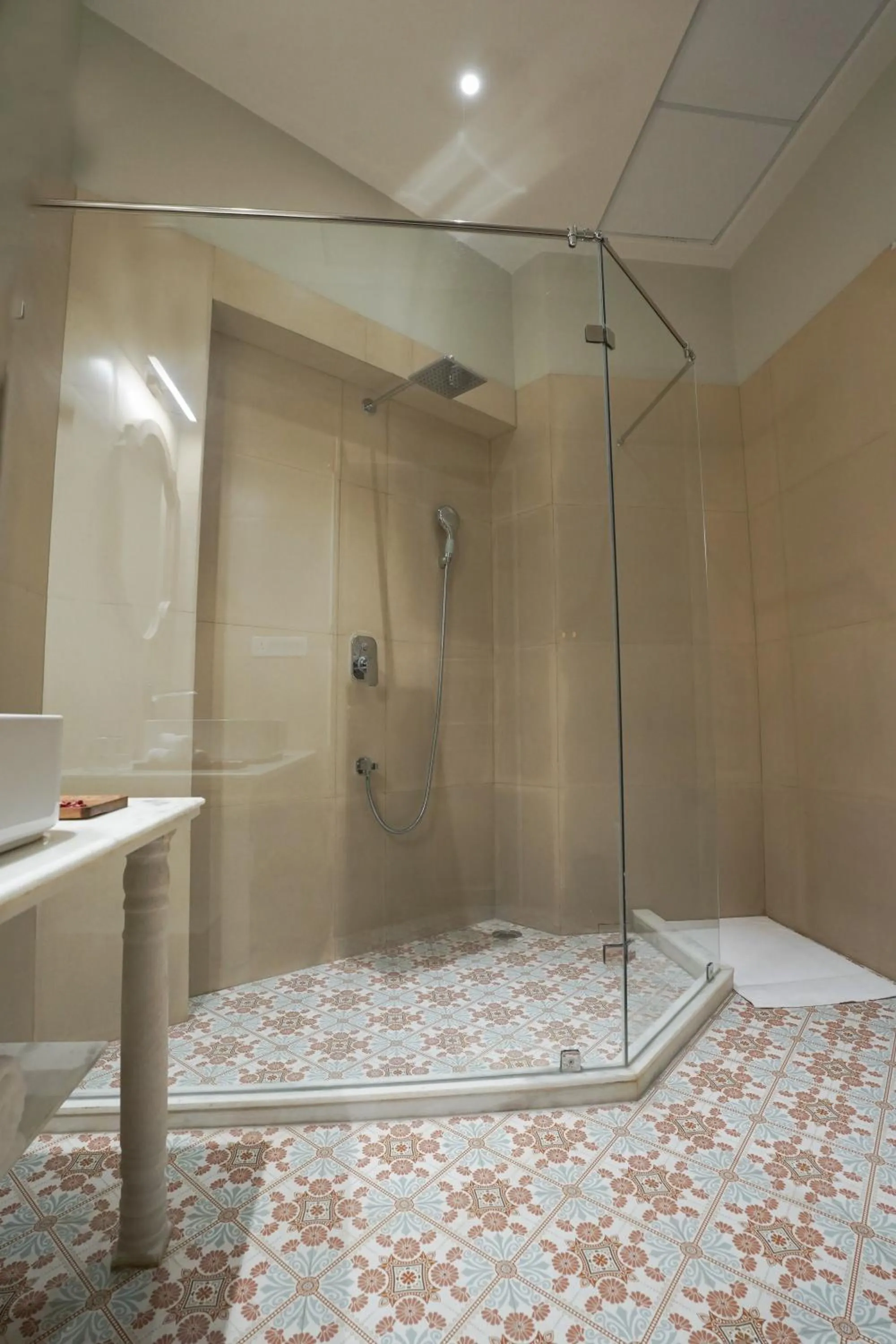 Shower in Dev Mahal - A Boutique Heritage Hotel