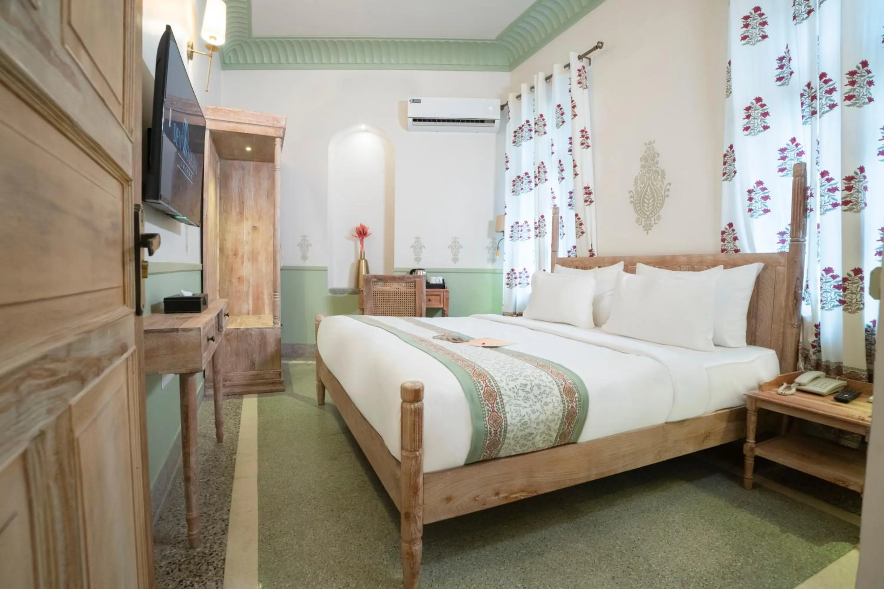 Bed in Dev Mahal - A Boutique Heritage Hotel