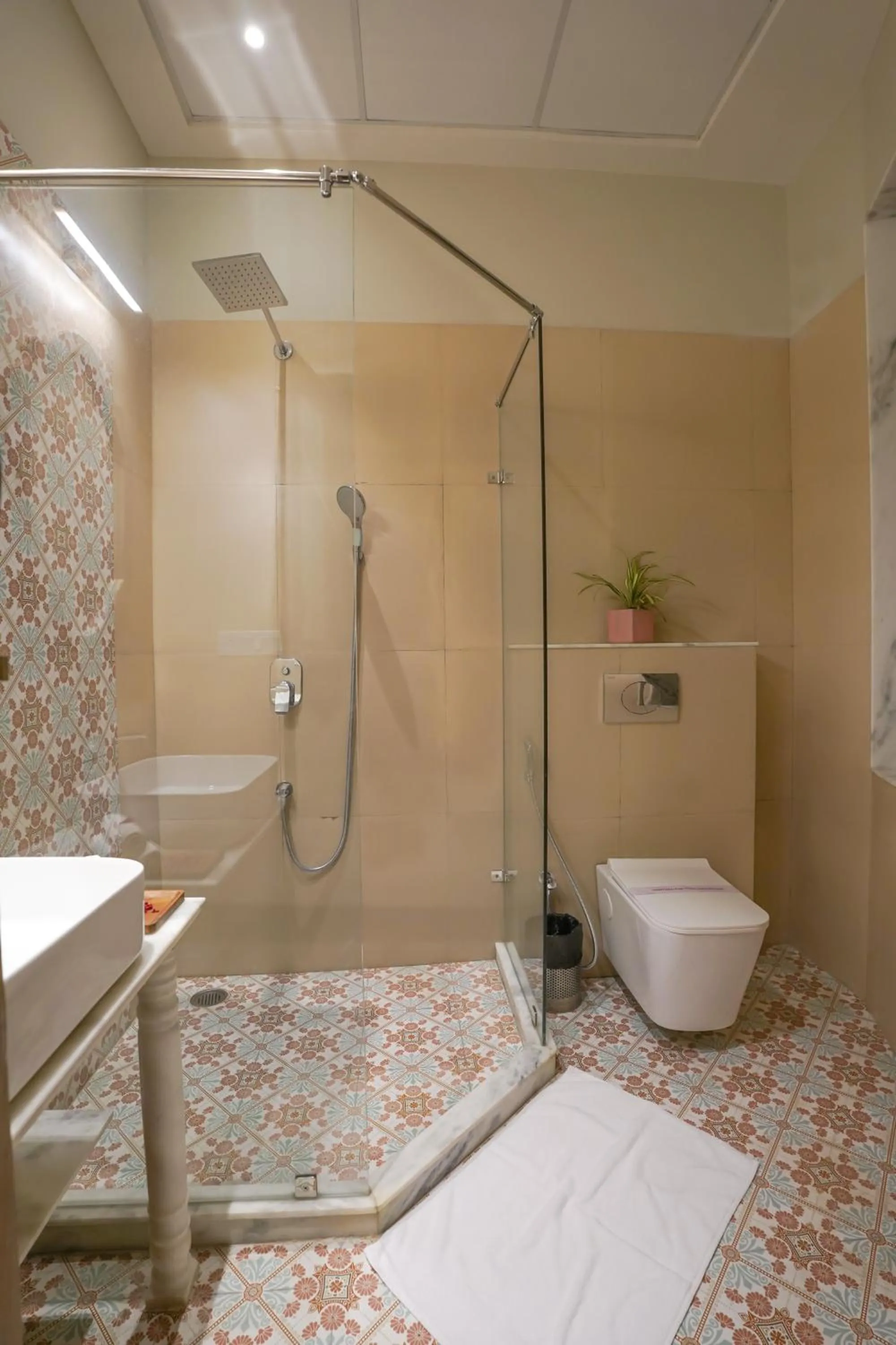 Shower in Dev Mahal - A Boutique Heritage Hotel