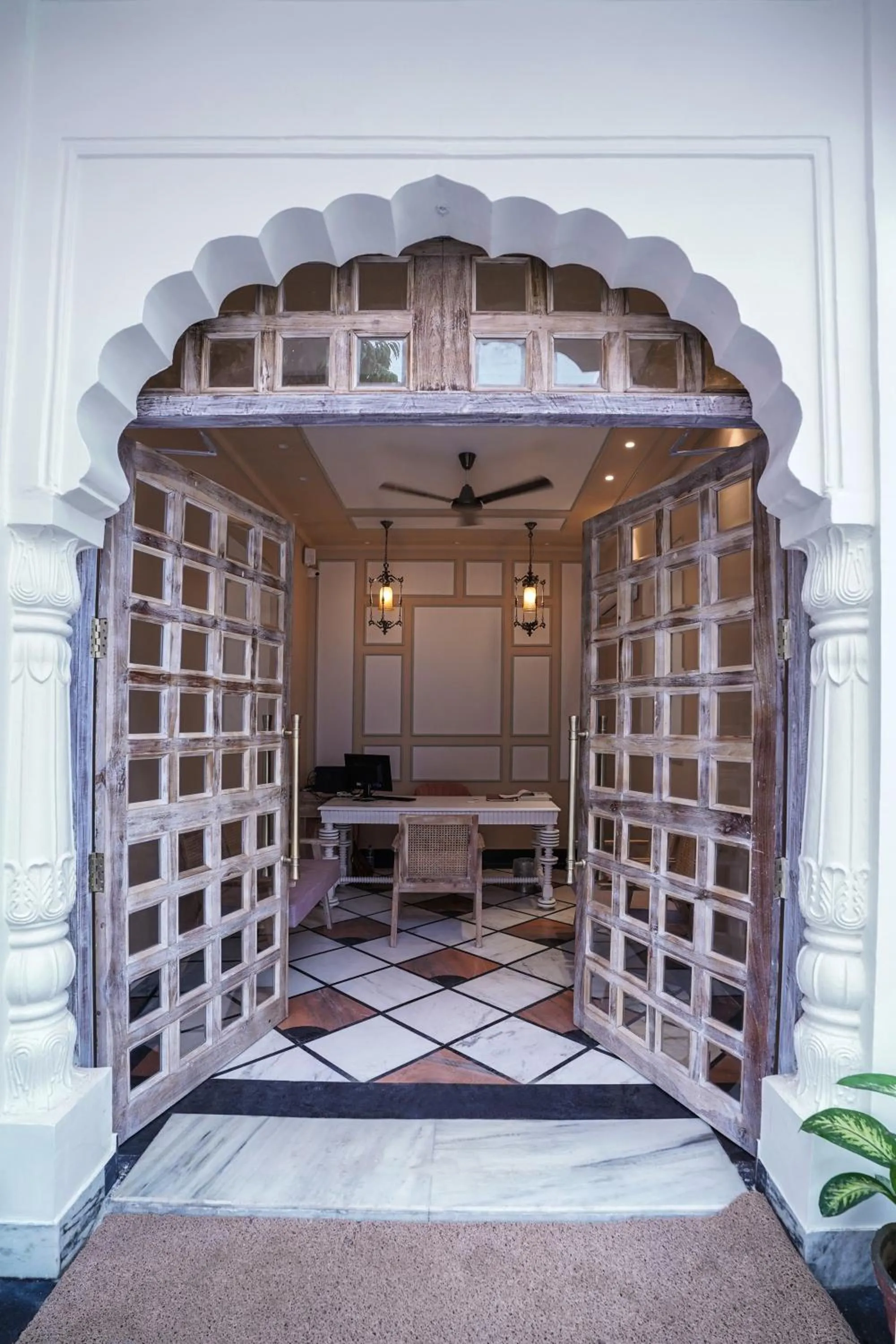 Lobby or reception in Dev Mahal - A Boutique Heritage Hotel