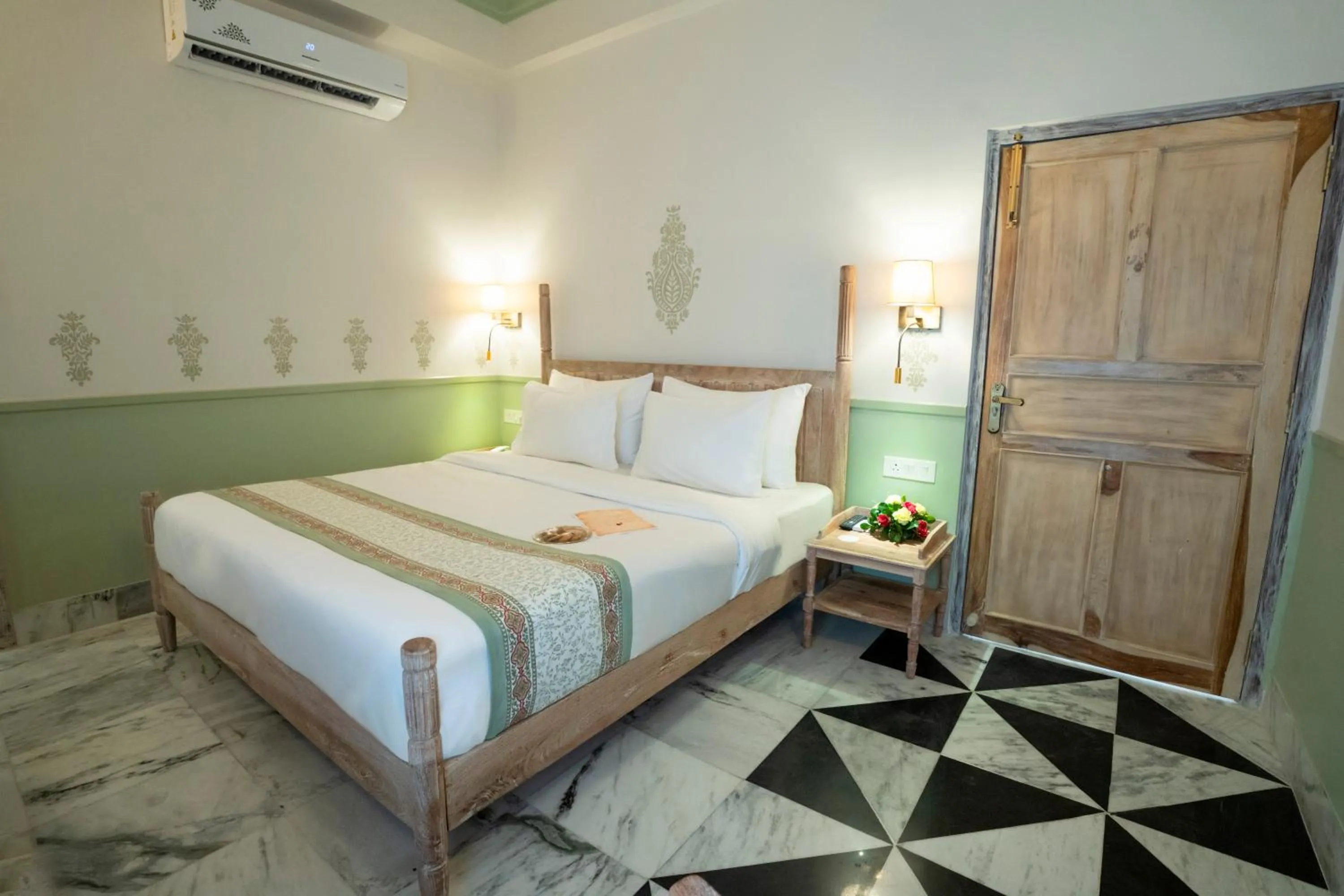 Photo of the whole room, Bed in Dev Mahal - A Boutique Heritage Hotel