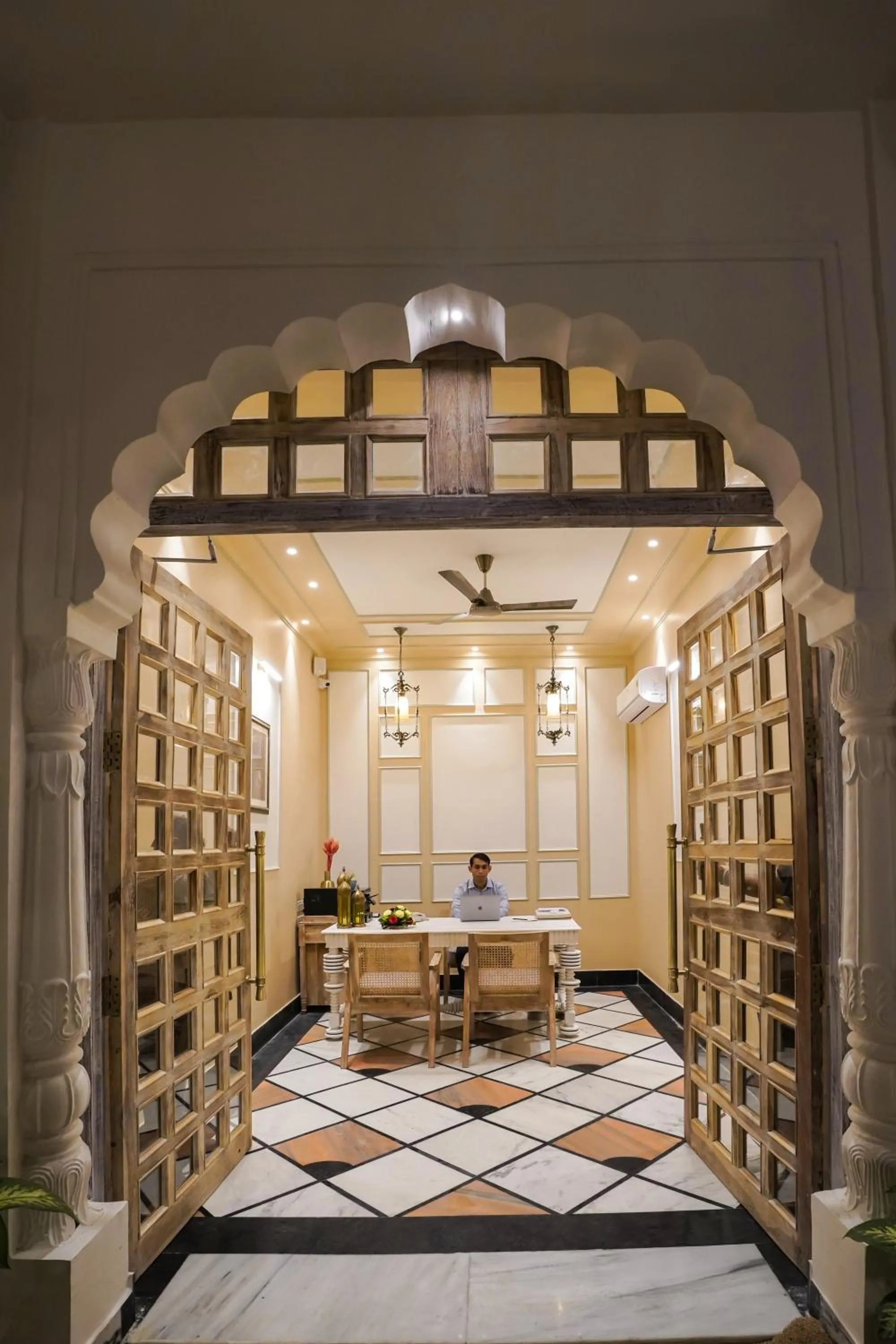 Lobby or reception in Dev Mahal - A Boutique Heritage Hotel