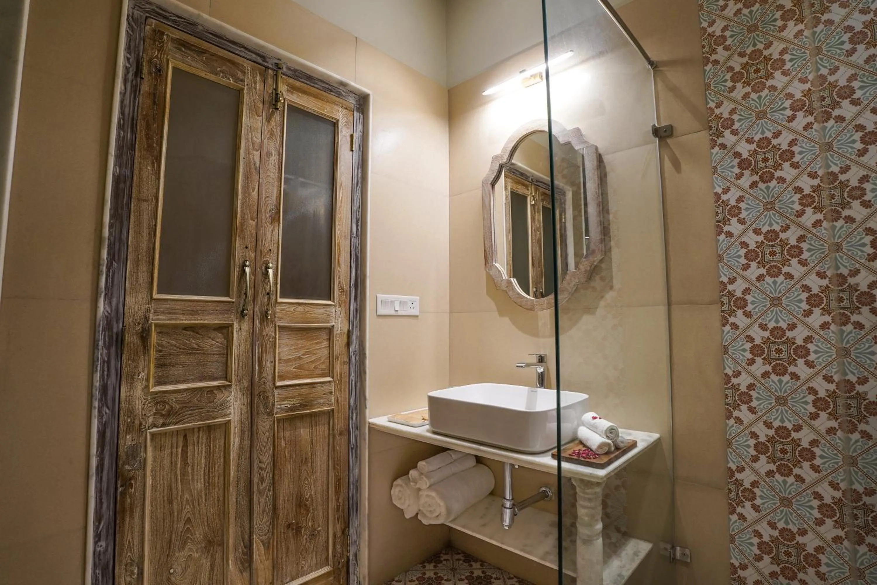 Bathroom in Dev Mahal - A Boutique Heritage Hotel