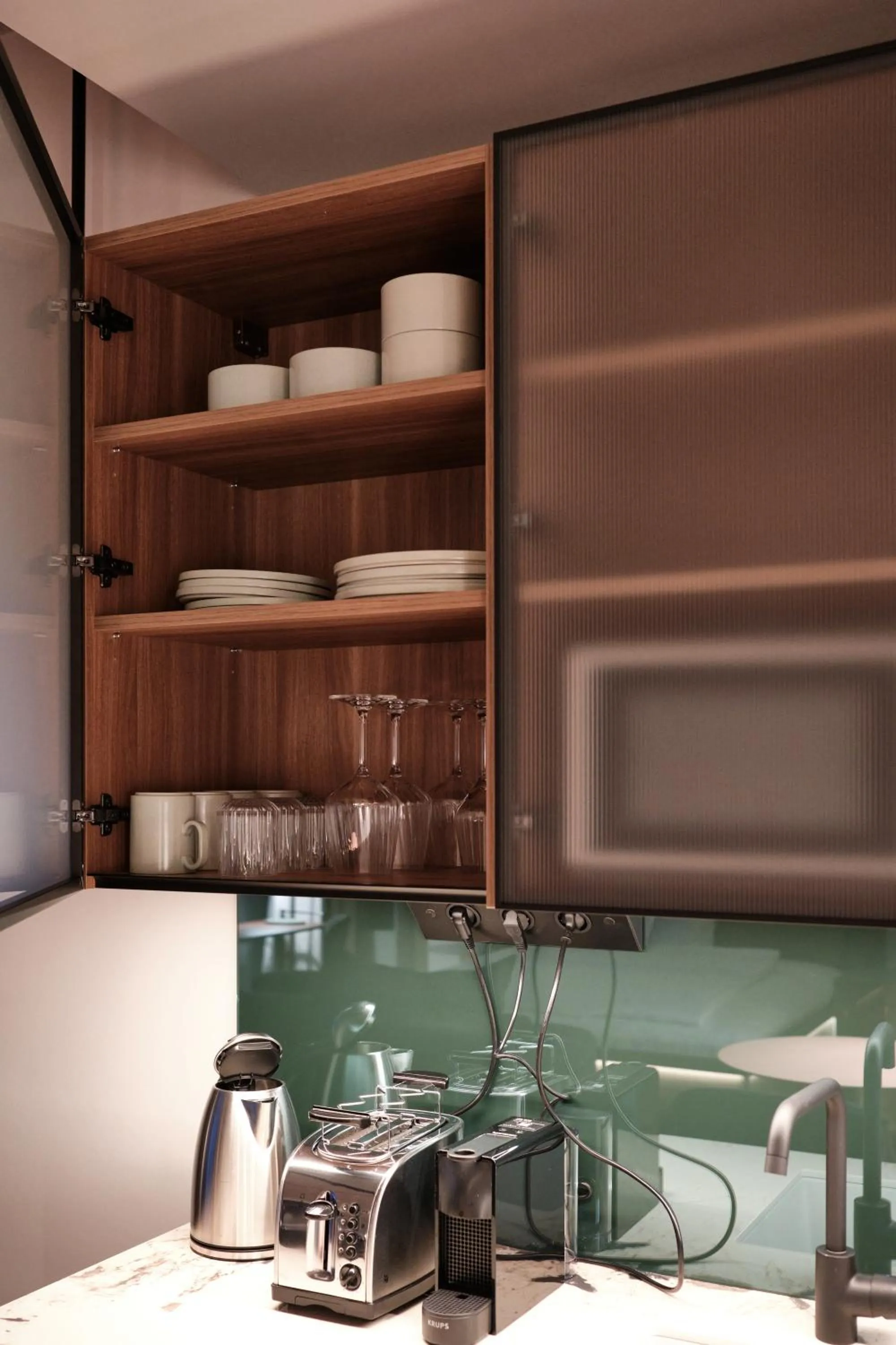 Coffee/tea facilities in The Zipper Hotel und Apartments