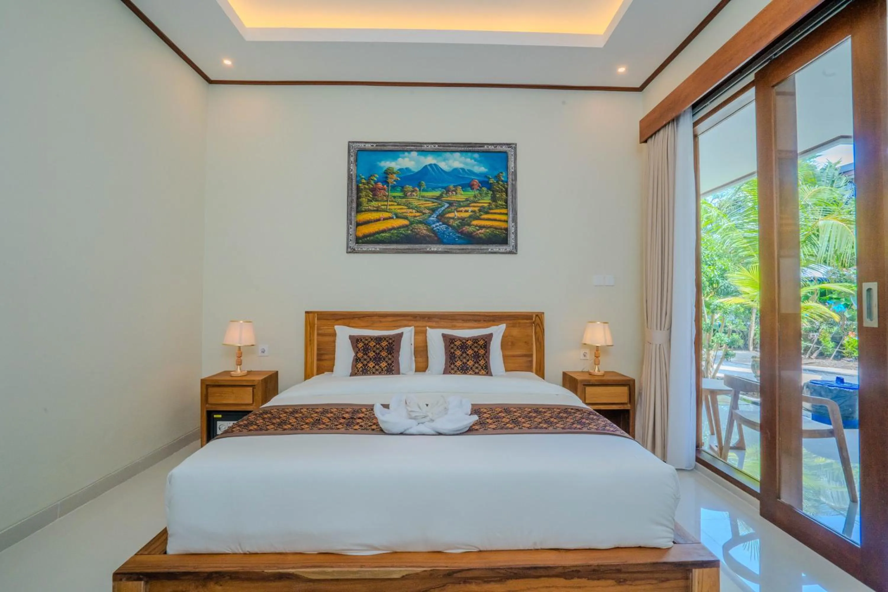 Bedroom, Bed in Bagas Bagus Guesthouse