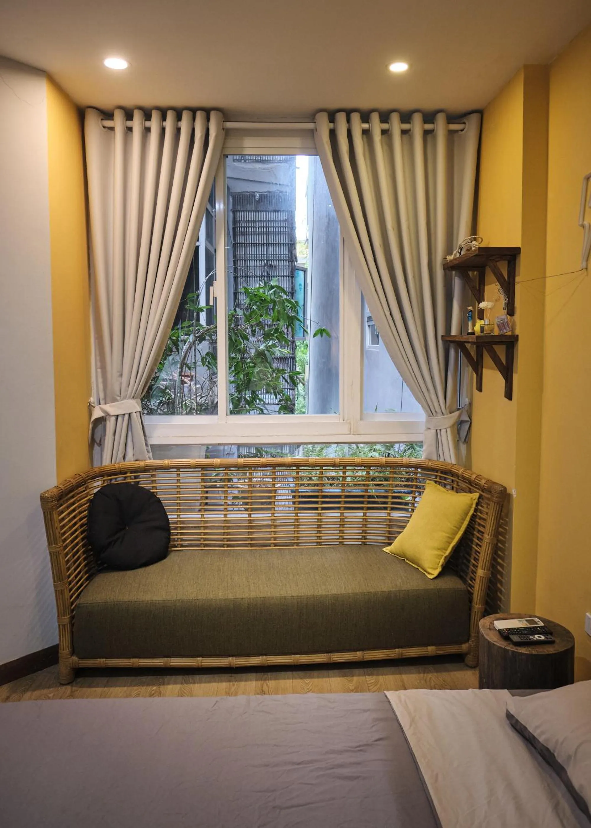 Seating area, Bed in The Gallery Homestay - By Pegasy Group
