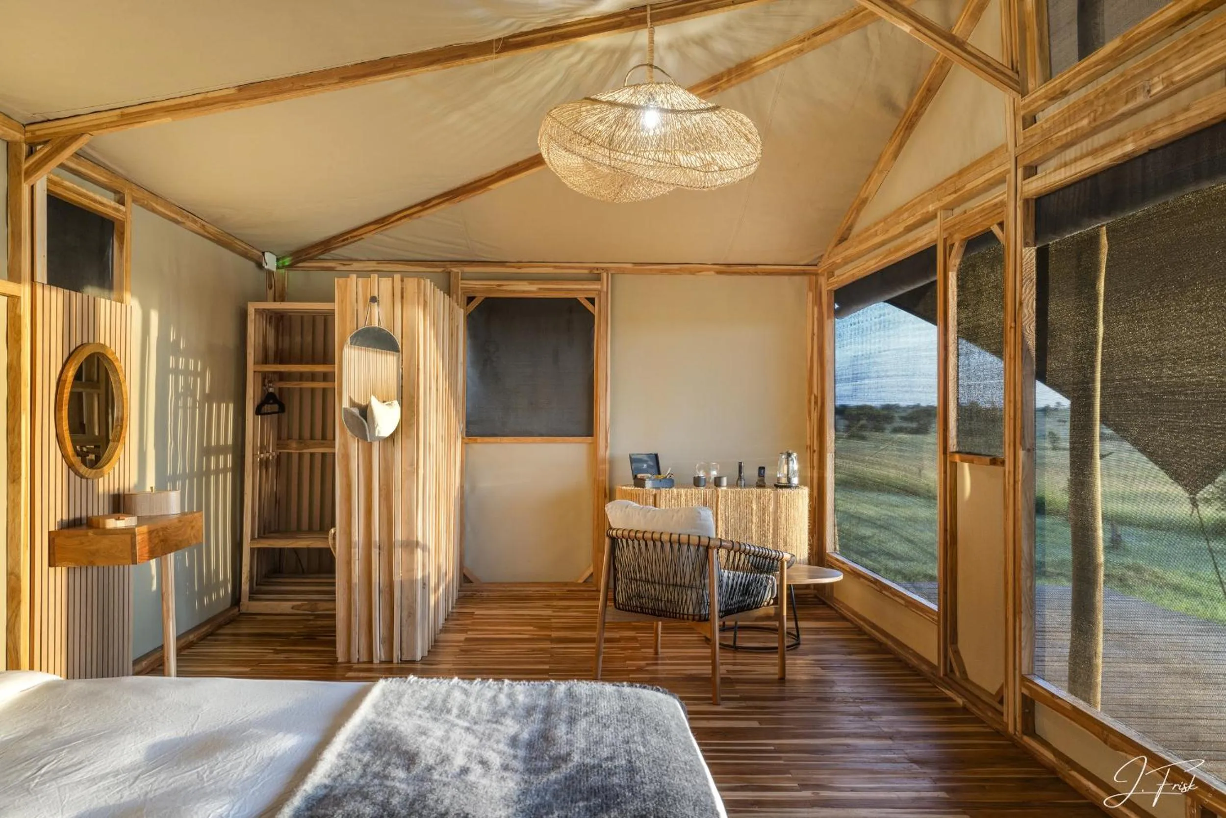 Bed in Anantya Serengeti