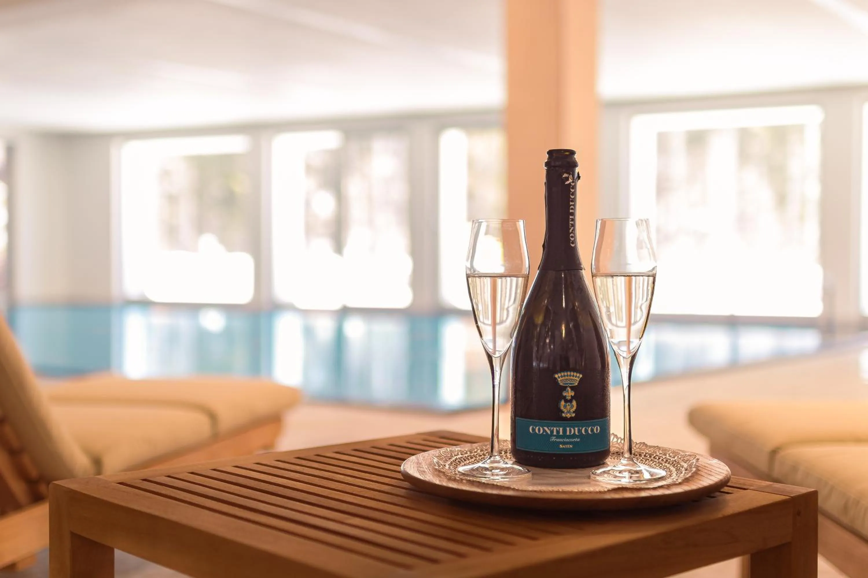 Swimming pool in Maison Poluc hotel apartments