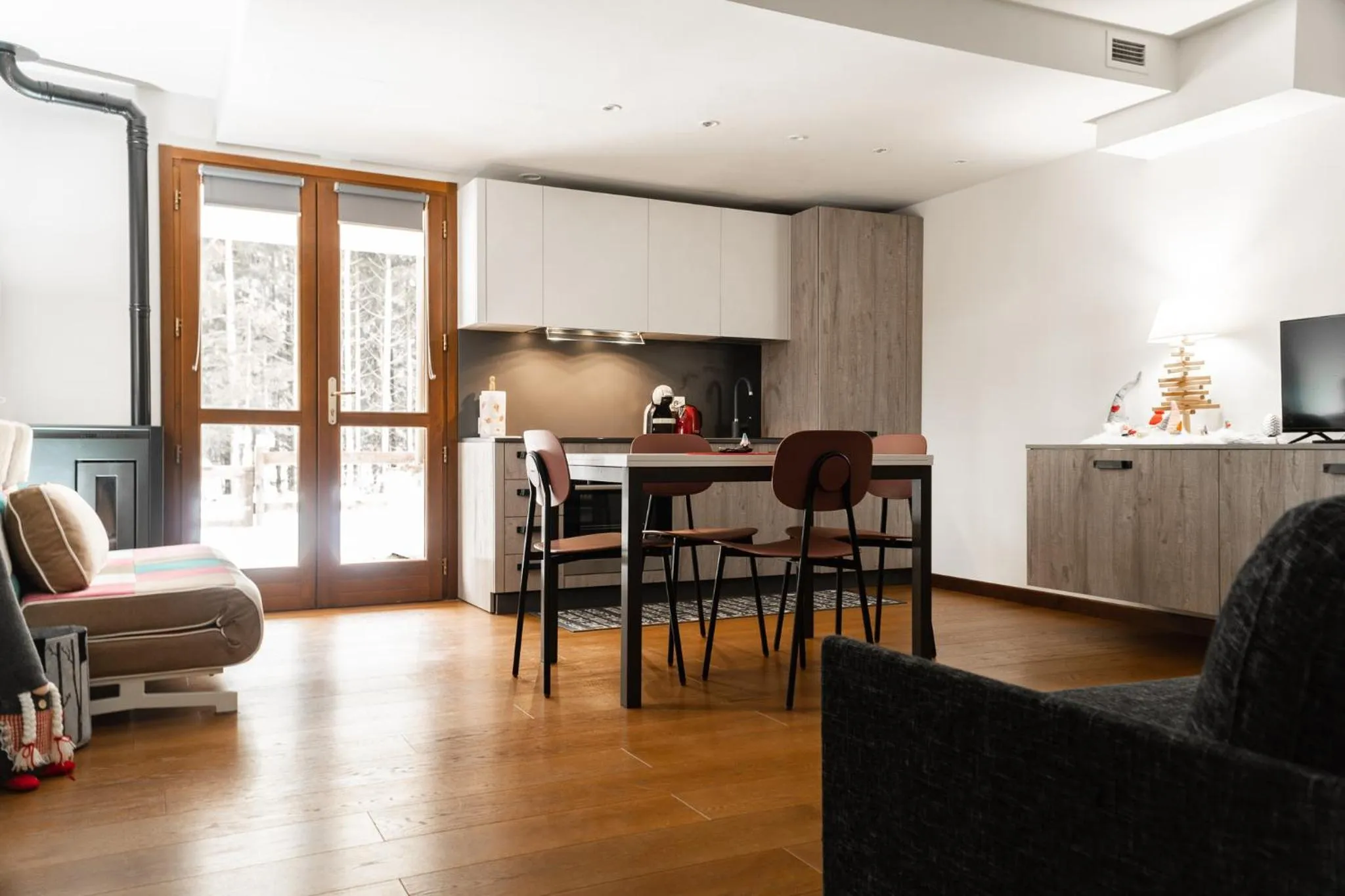 Living room in Maison Poluc hotel apartments