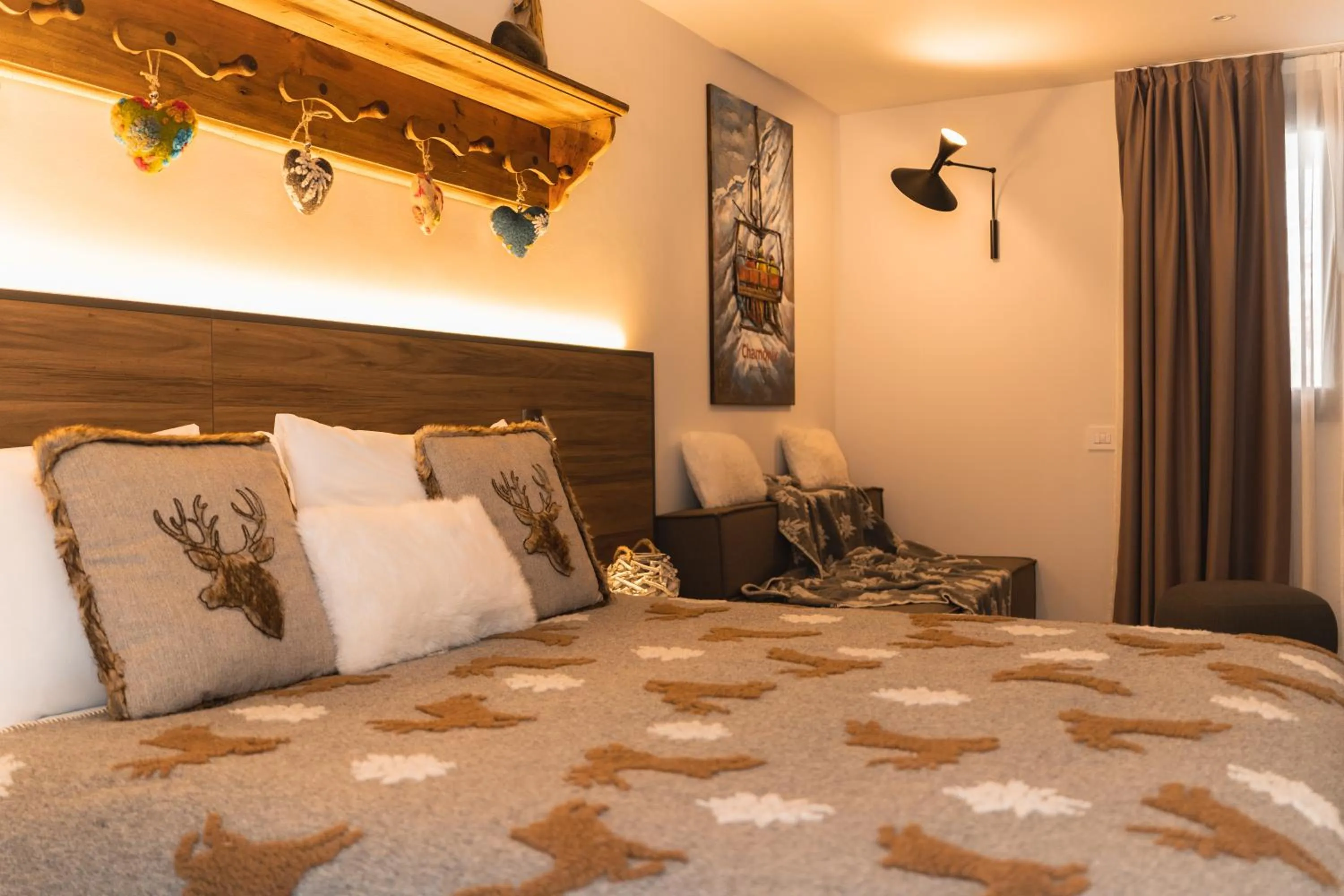 Bed in Maison Poluc hotel apartments