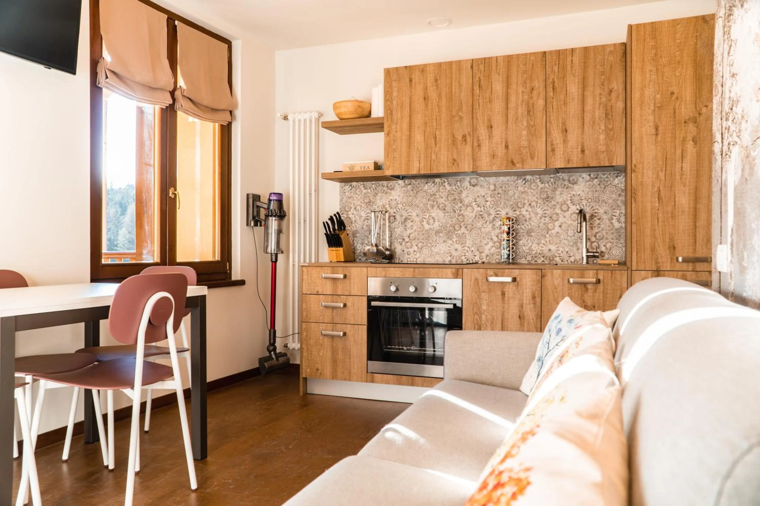 Living room in Maison Poluc hotel apartments