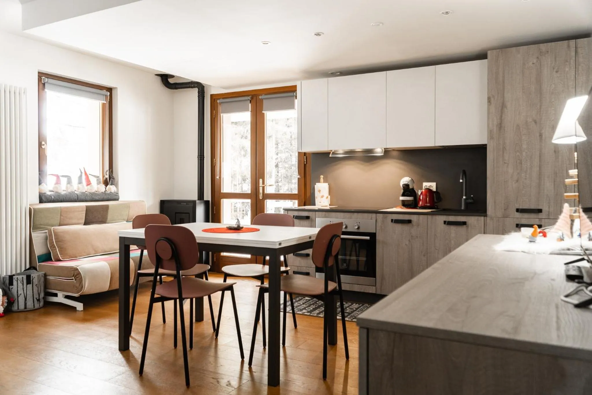Living room in Maison Poluc hotel apartments