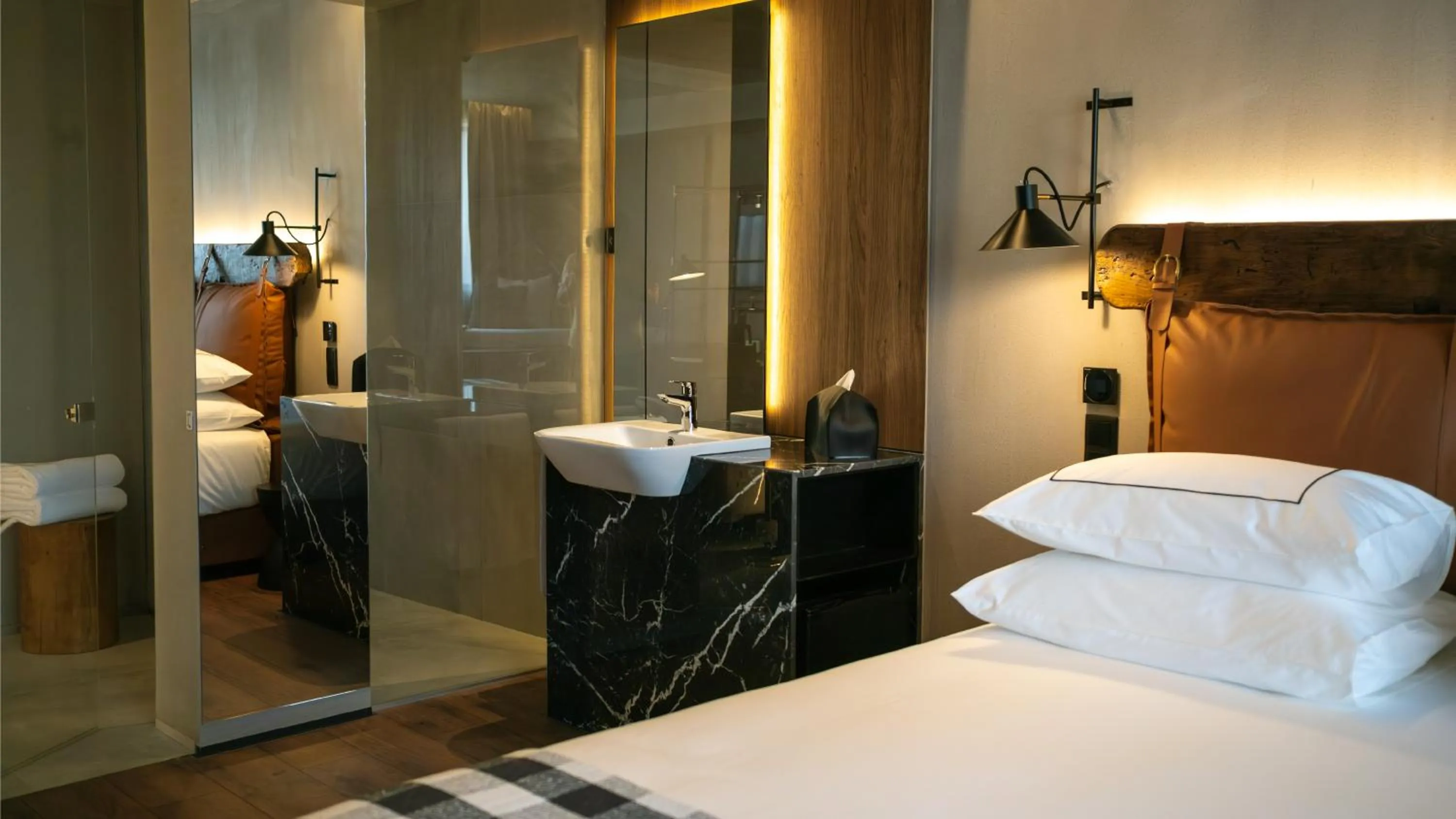 Bed in Puro Dão Hotel & Spa