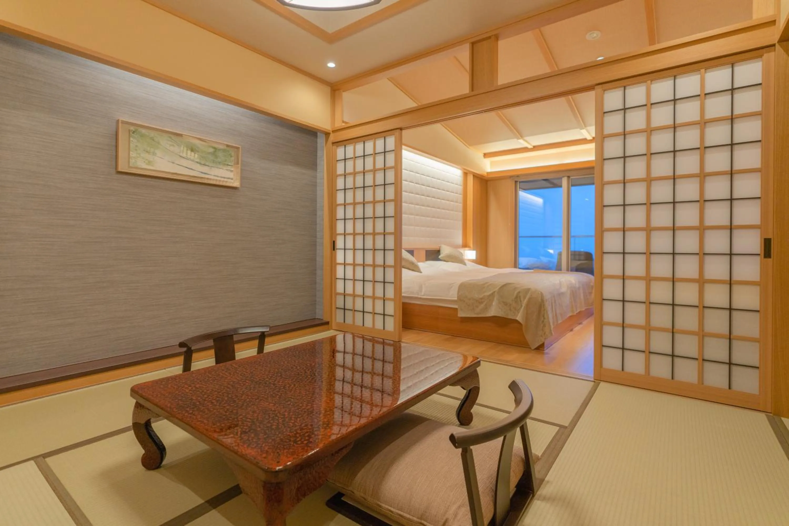 Photo of the whole room, Bed in Omuro no Mori Gyokusui -Adult Only-
