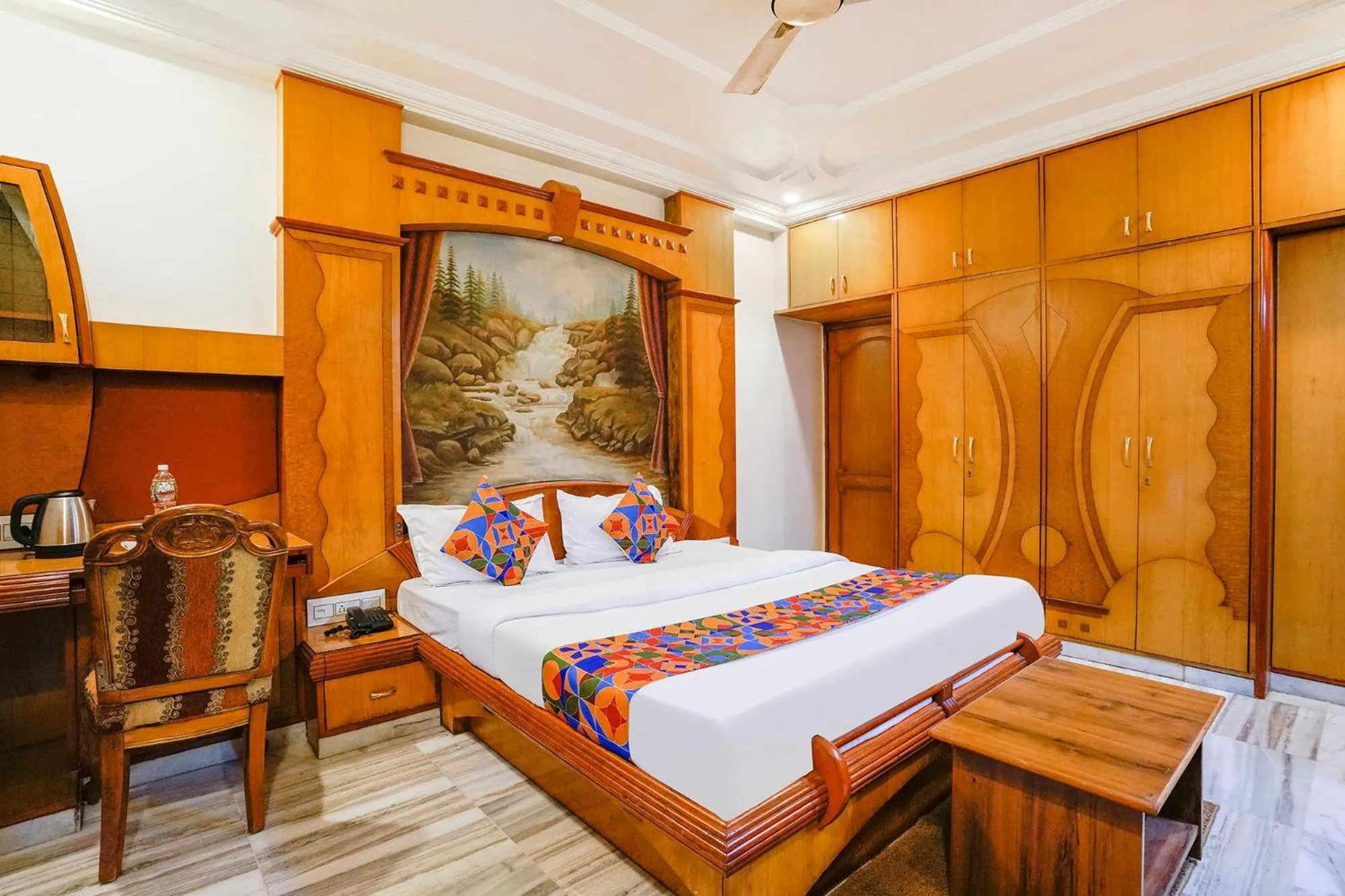 Bed in FabHotel Rest & Peace