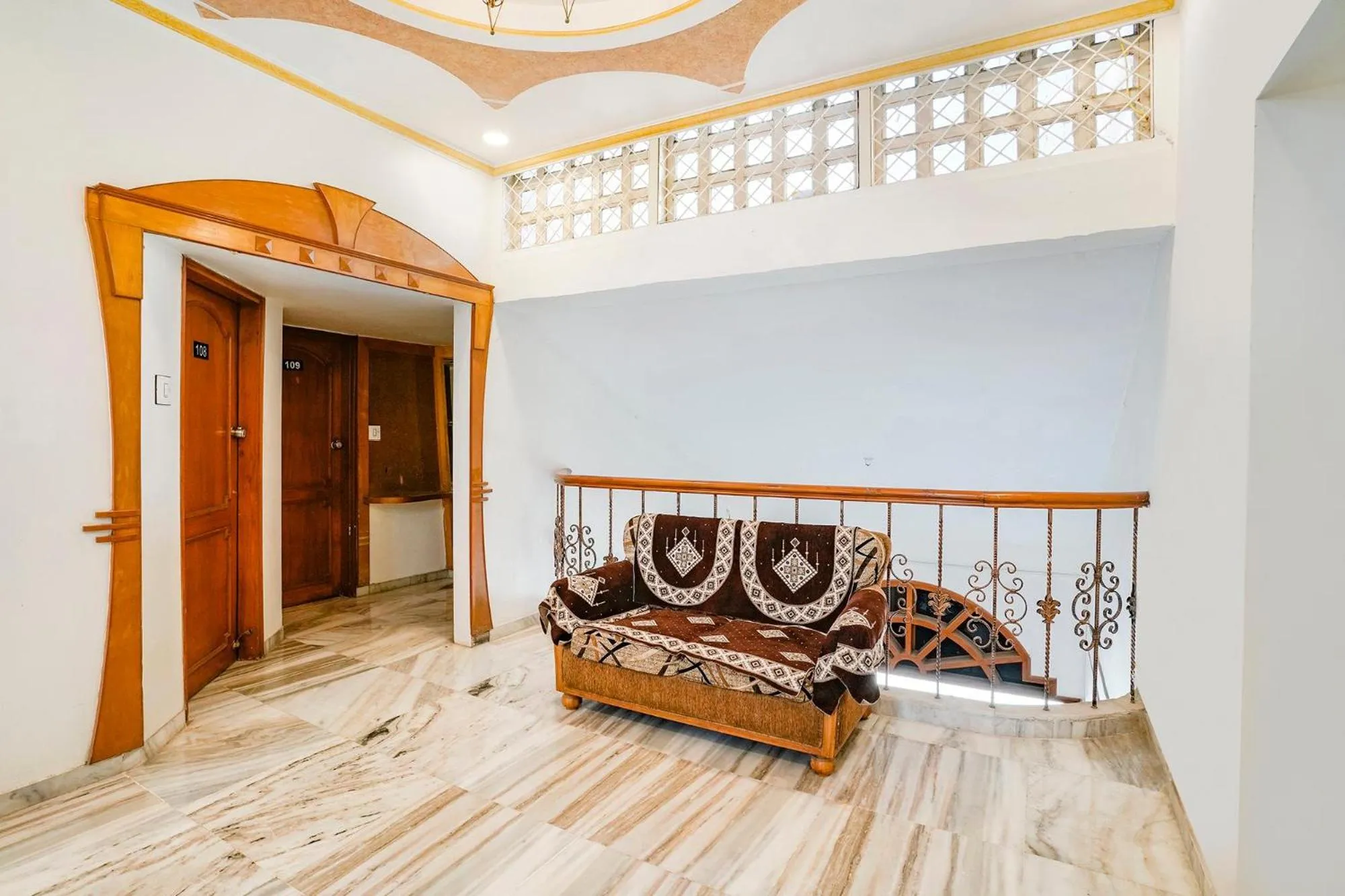 Seating area in FabHotel Rest & Peace