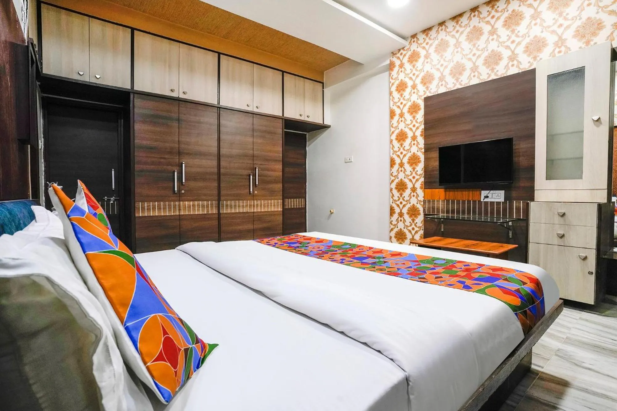 Bed in FabHotel Rest & Peace