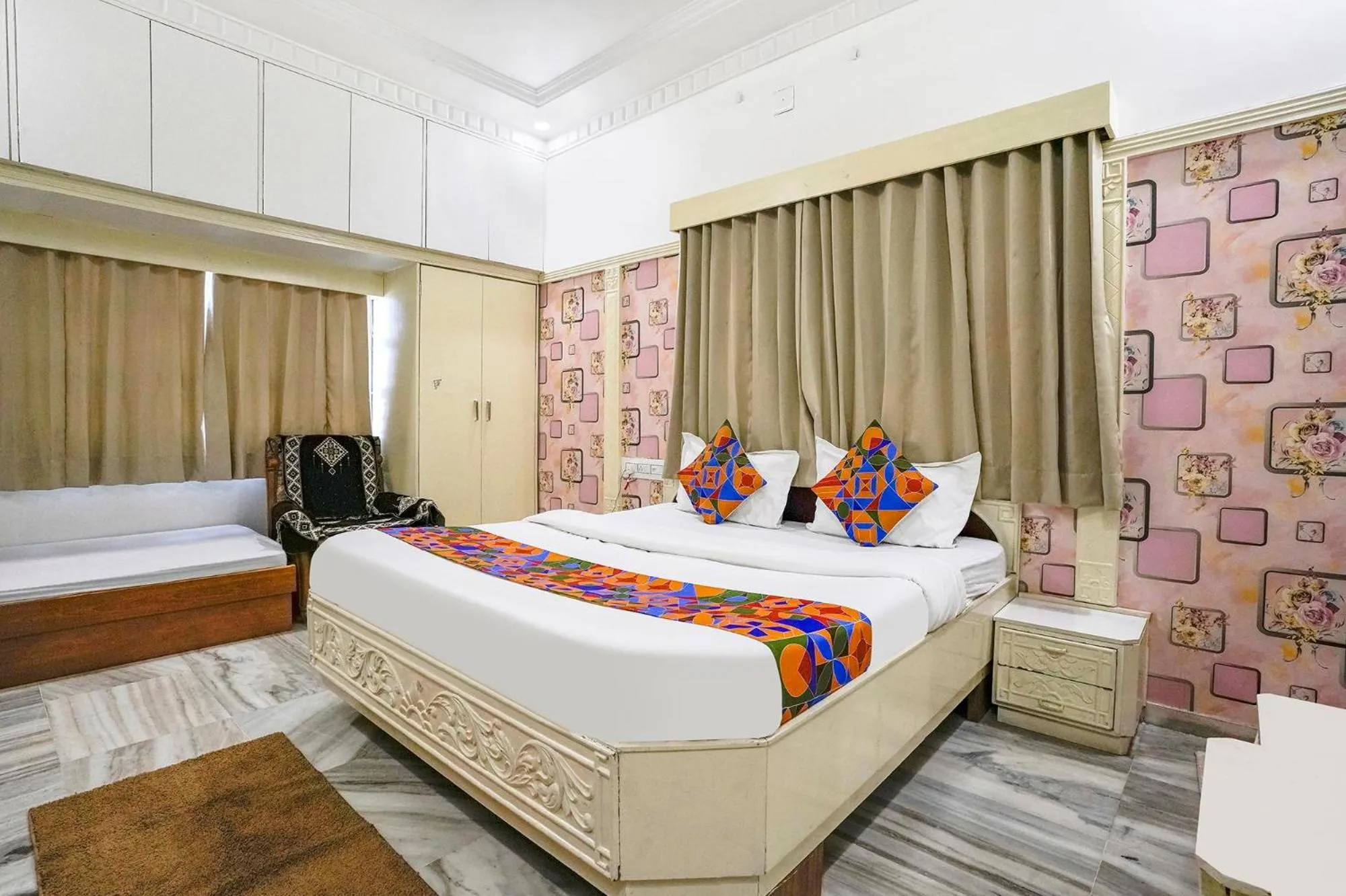 Bed in FabHotel Rest & Peace