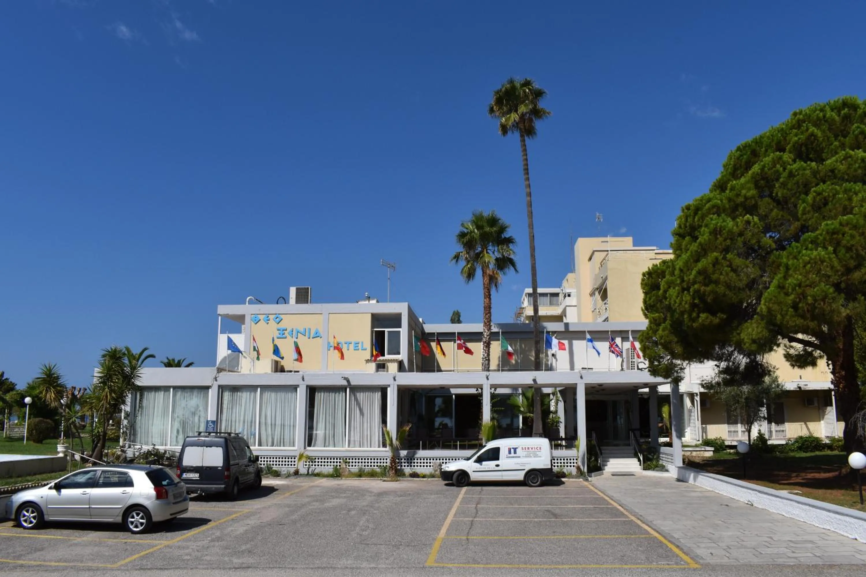 Property building in Hotel Theoxenia