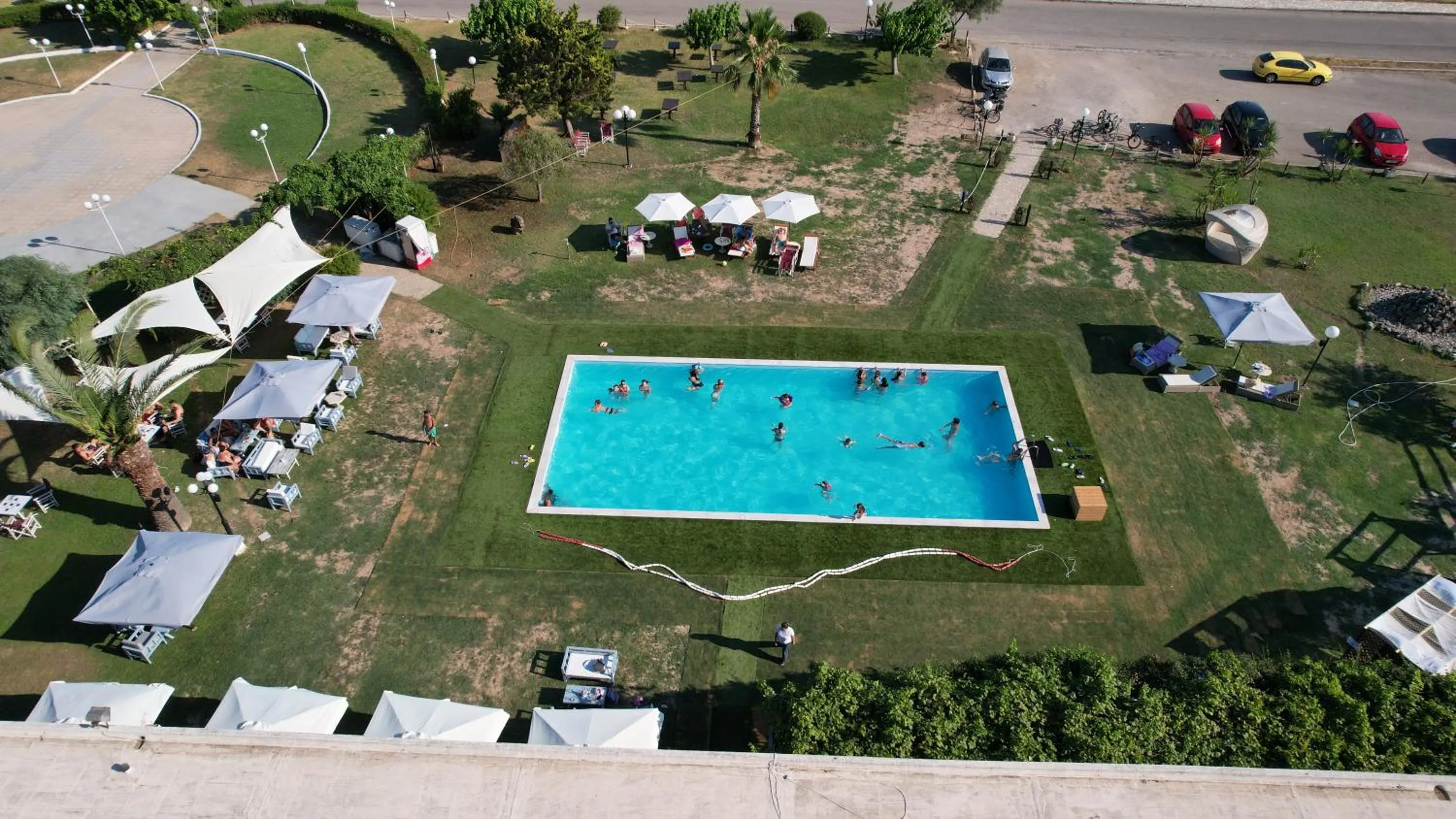 Swimming pool in Hotel Theoxenia