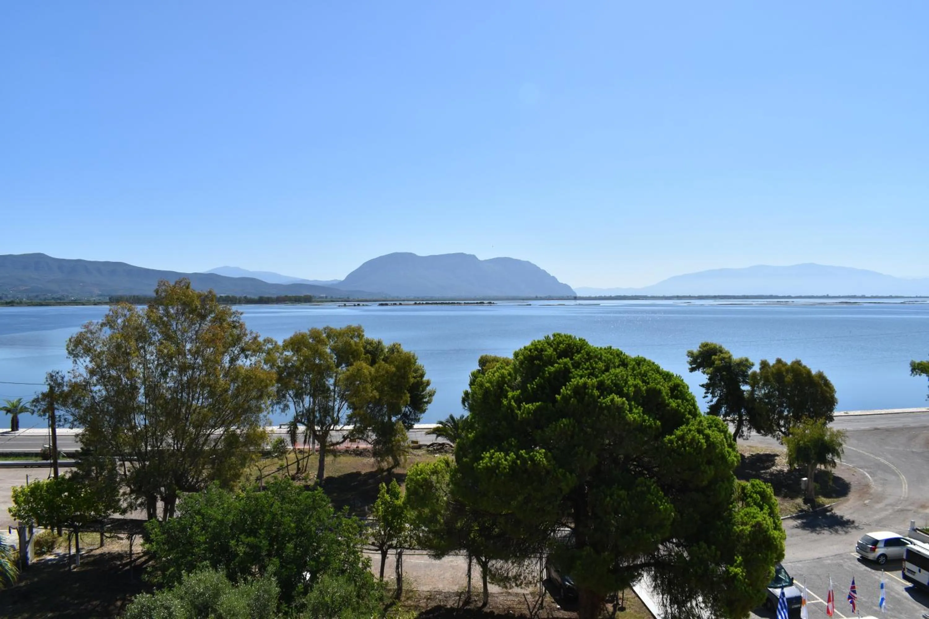 Lake view in Hotel Theoxenia